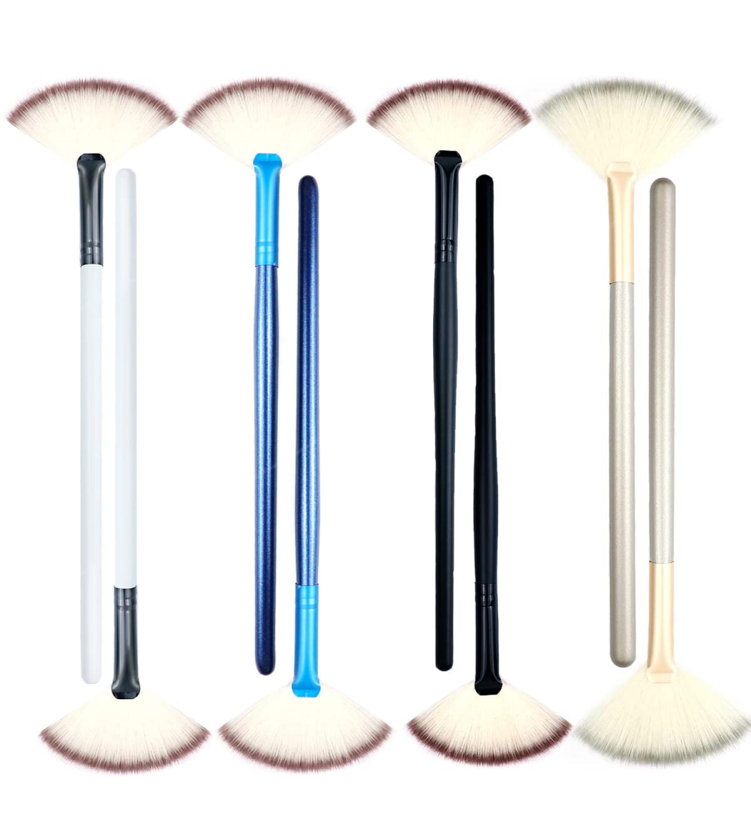 ULTIMUTE 8 Pcs Fan Brushes for Makeup & Chemical Peels | Soft Facial Brushes for Skin Care | Acid Applicator for Masques | Cosmetic Tools - Buy Online on GoSupps.com