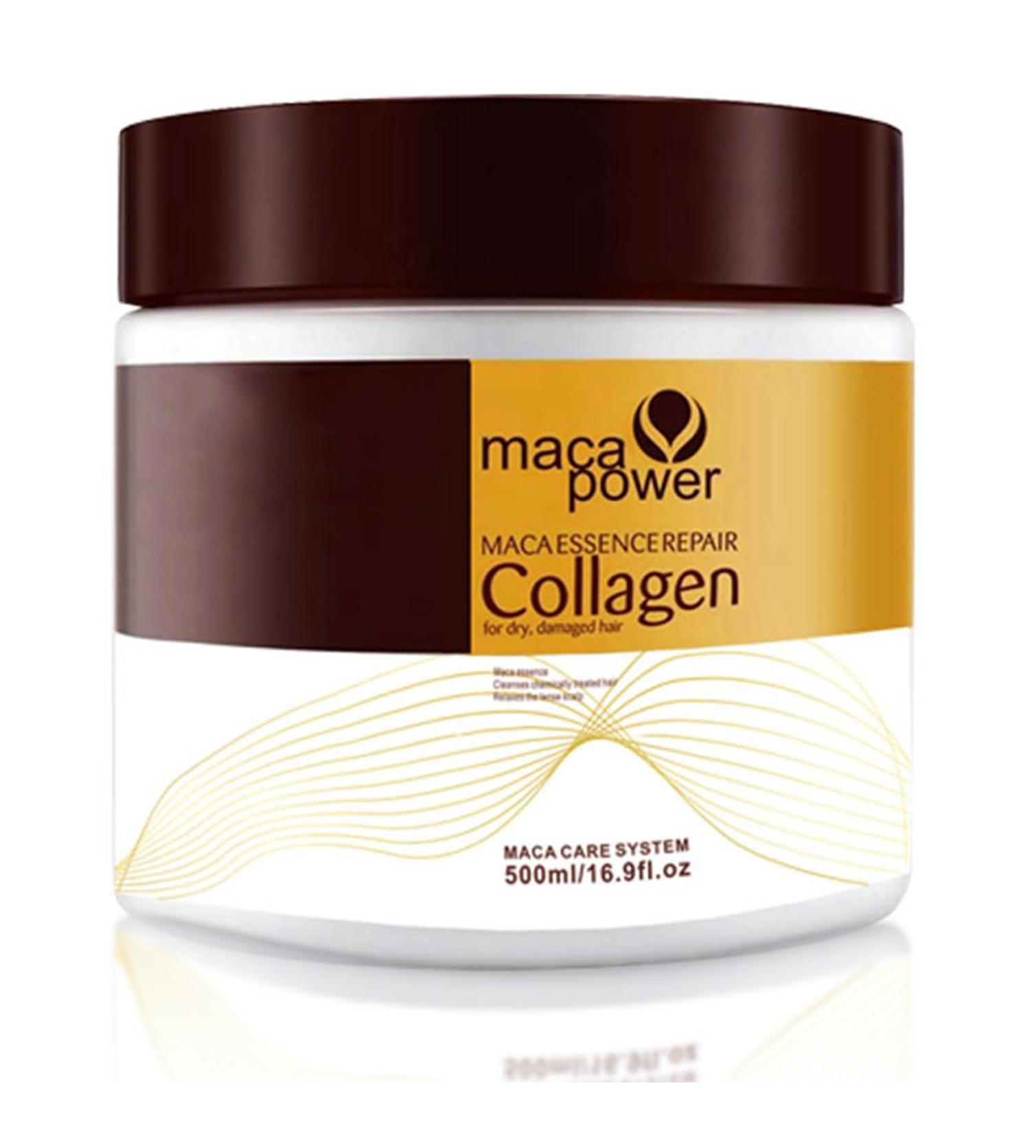 Collagen Hair Treatment 16.90 oz 500 ml - Collagen Hair Mask - Conditioning Argan Oil Hair Mask - Collagen Hair Mask Essence for Dry Damaged Hair - Buy Online on GoSupps.com