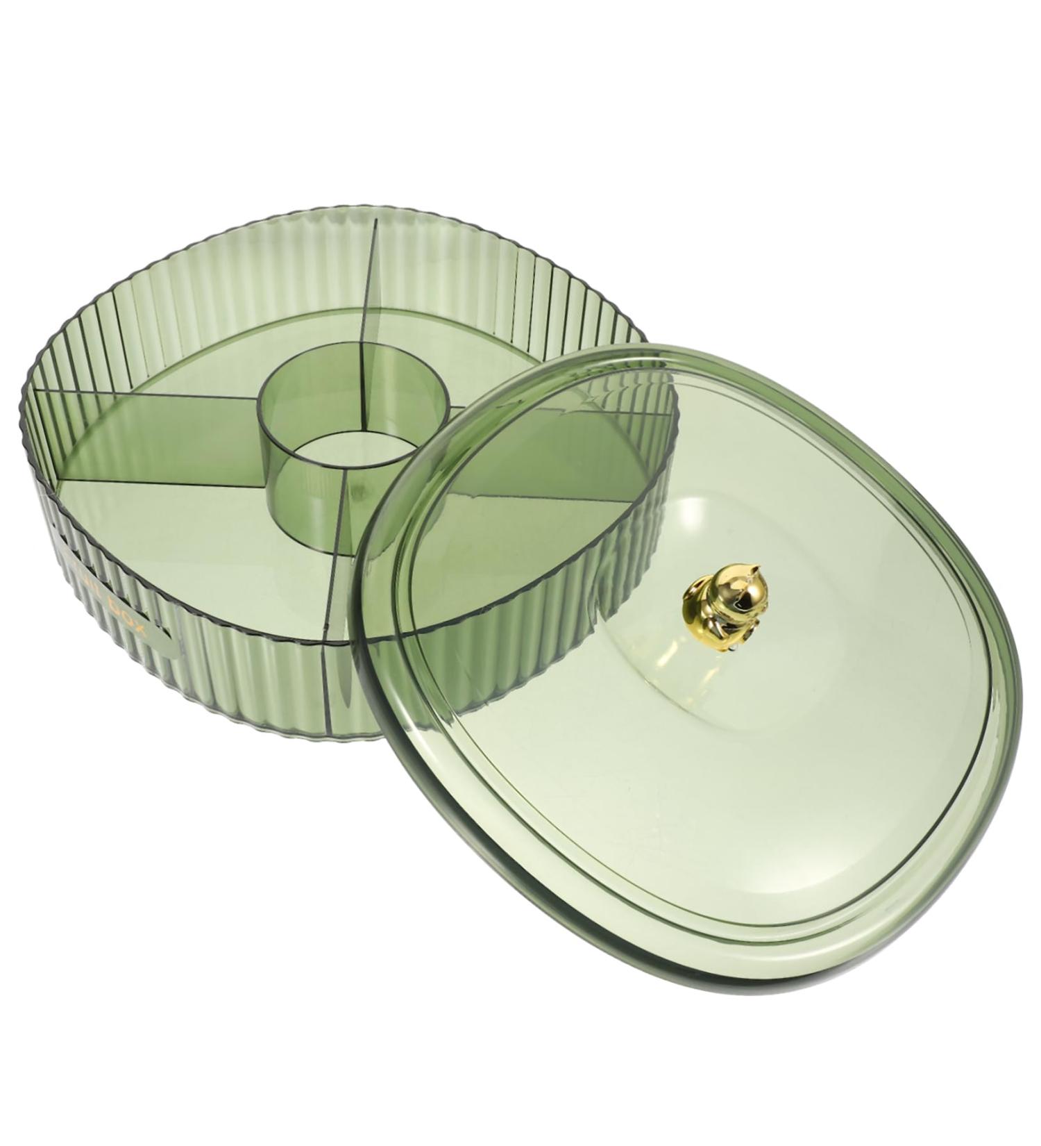 Zerodeko Nut Trays European Serving Candy Layer Snack Organizer Dried Household Style Platter with Plate Container Nut 22X9.5CM Green - Buy Online on GoSupps.com