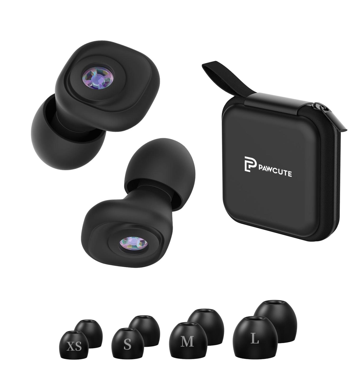 Earplugs for Concerts | High Fidelity Noise Cancelling Silicone Ear Plugs with 4 Pairs of Tips - Perfect for Festivals Drummers DJS & Sports Events (Black - Buy Online on GoSupps.com