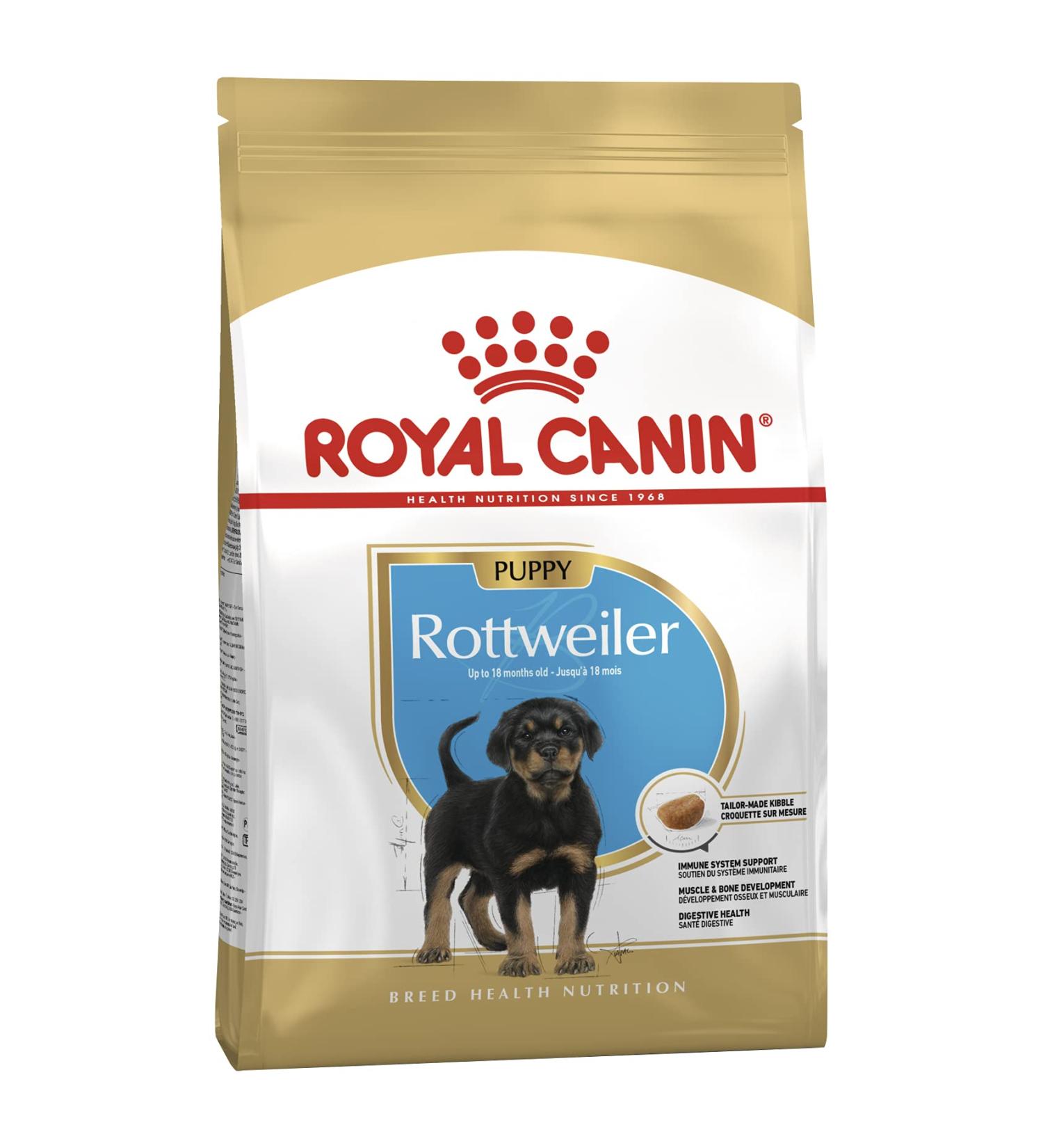Royal Canin Dog Food Rottweiler Puppy 12kg - Buy Online on GoSupps.com