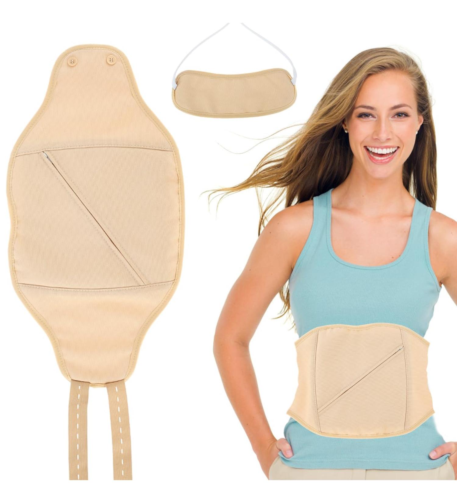 SUSIOLI 2/3Pcs Neck Waist Oil Pack Set Washable Reusable Essential Oil Wrap Mess-Free Oil Pack Wrap with Adjustable Elastic Strap Comfortable Oil Pack Leak-Proof Oil Pack for Neck Waist Relaxing Pumping neck Khaki No. 3 waist - Buy Online on GoSupps.com