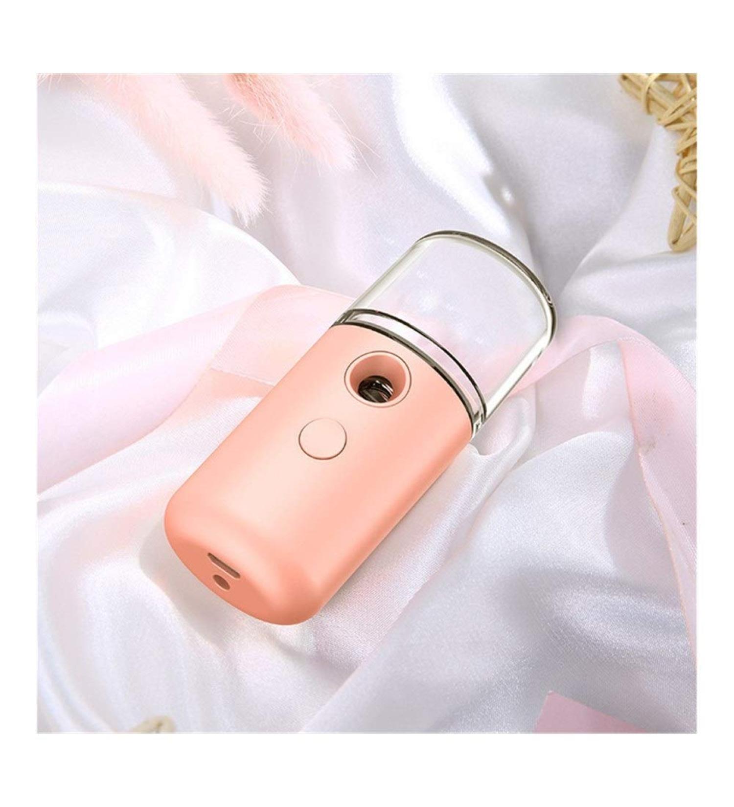 Nano Nouveau Hydratante Visage Mist Nano Spray Portable Ozone Visage Steamer Visage Pulv risateurs Soins de la Peau Machine (Color : Orange)