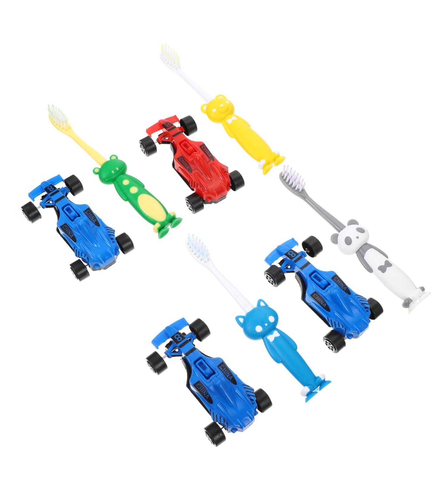 FOMIYES 4 Sets Children's Suction Cup Toothbrush Toys - Soft & Fun Toothbrushes for Kids - Buy Online on GoSupps.com