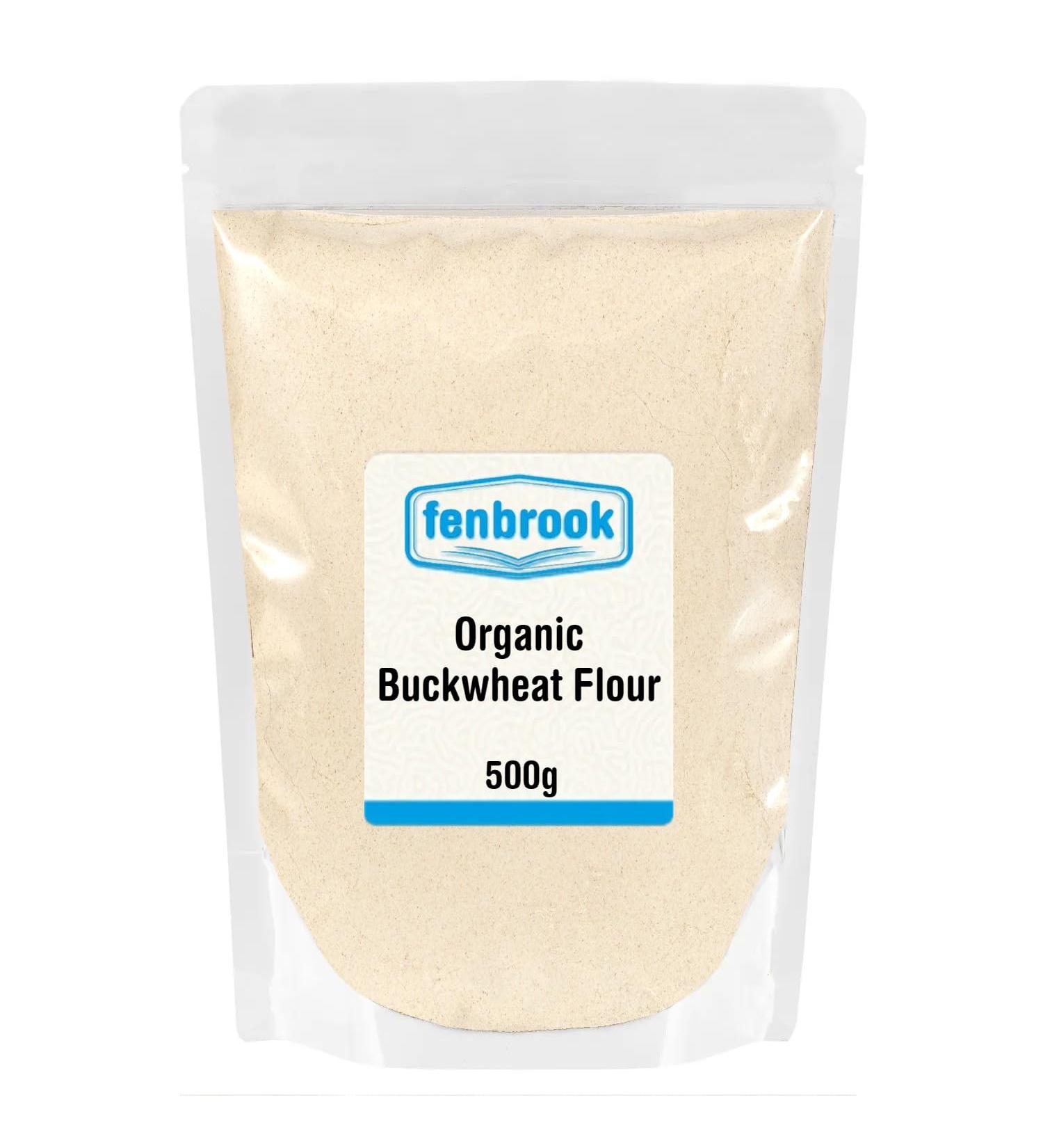 Organic Buckwheat Flour 500g | Certified Organic by Fenbrook Organic - Buy Online on GoSupps.com