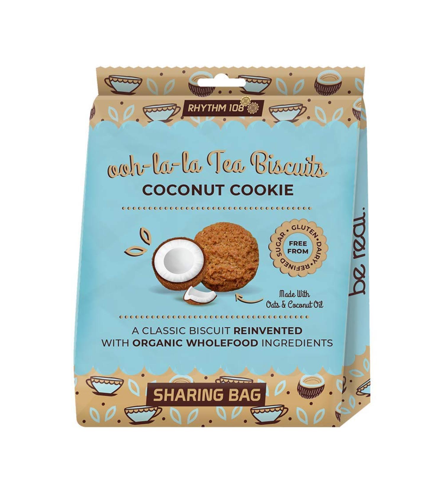 Rhythm 108 Rhythm 108 Pack of 3 Coconut Cookie Bags 135g