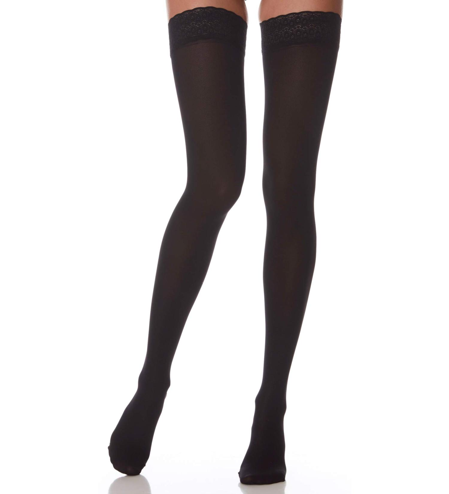 Scudotex Long Self-Adhesive Tights 140 Denier Microfiber Opaque Luxury Black Size 3 - Shop Internationally! - Buy Online on GoSupps.com