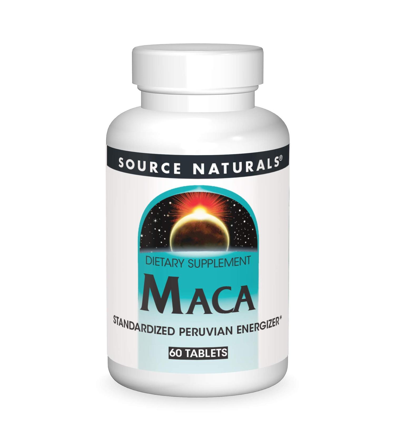 Source Naturals Maca - 60 Tablets | Natural Energy & Hormonal Support | International Shipping - Buy Online on GoSupps.com