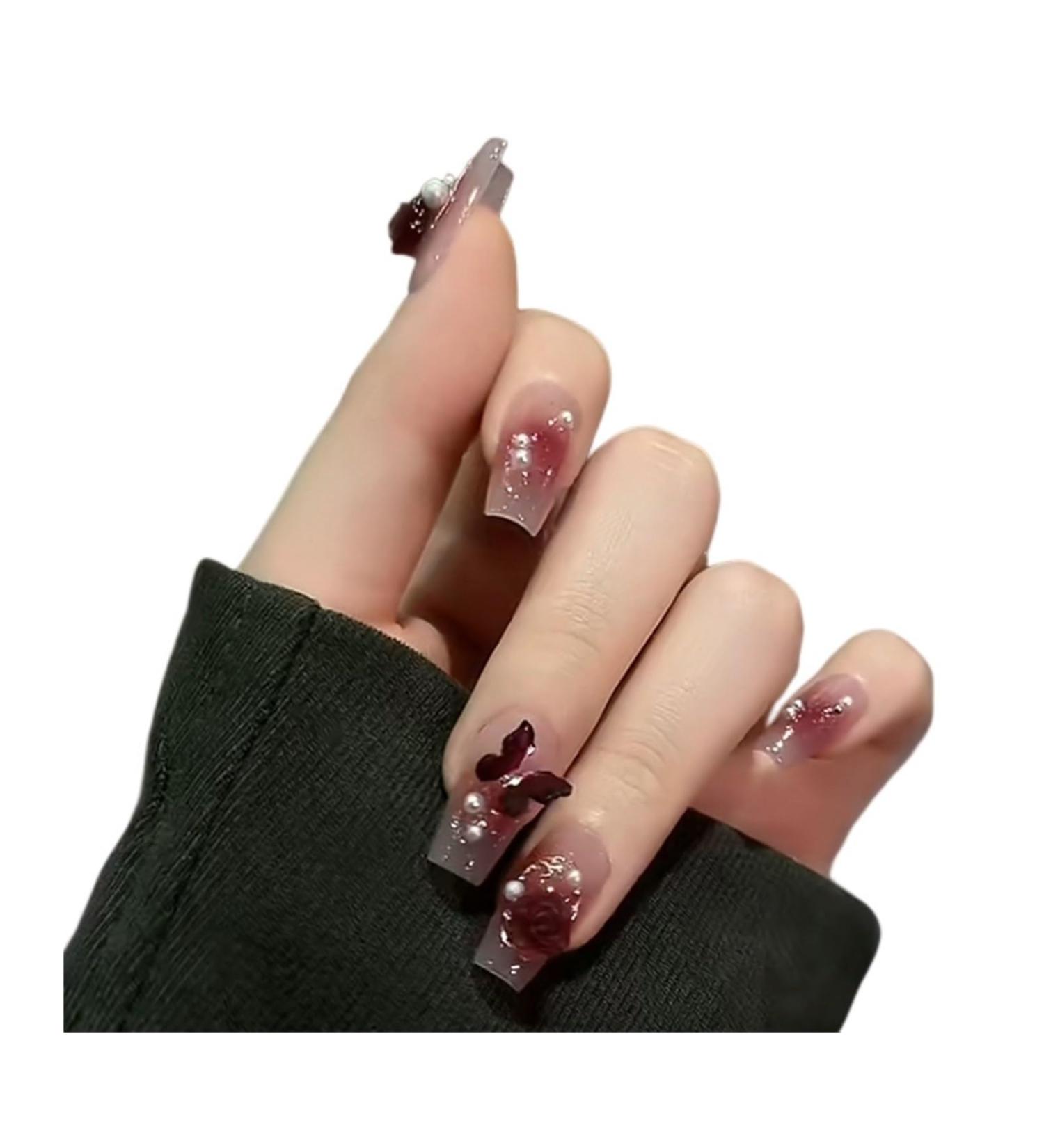 Wear nail pieces fake nails and reuse powder blusher nail patches(S) - Buy Online on GoSupps.com