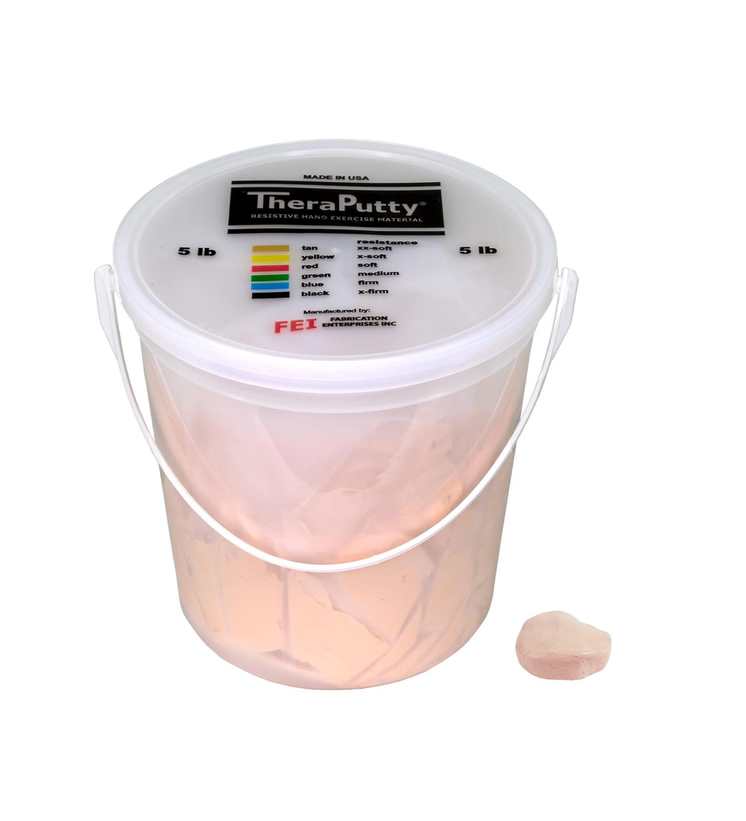 CanDo TheraPutty Scented Hand Exercise Putty - XX-Soft Vanilla Tan 5lb for Rehabilitation & Occupational Therapy - Buy Online on GoSupps.com