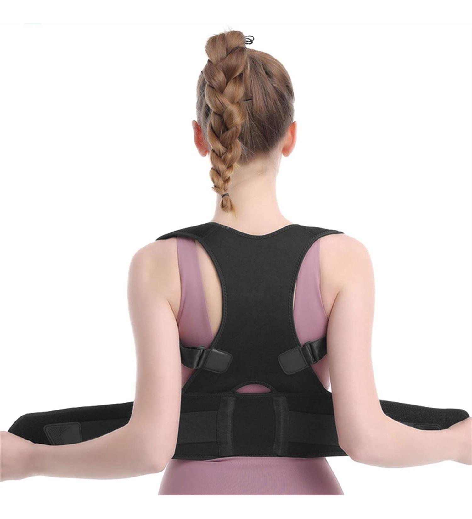 Posture Corrector for Women and Men Breathable Back Brace Straightener Back Support Belt for Clavicle to Support Spine Lumbar Neck Clavicle and Shoulder (Size : XXL) (Small) (XX) - Buy Online on GoSupps.com
