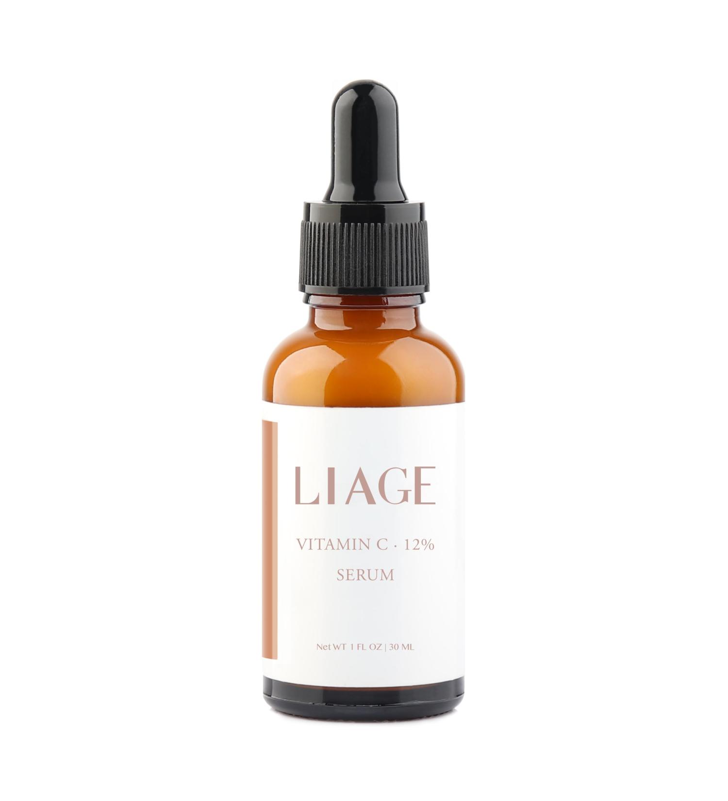 Vitamin C Face Serum 12% - Brightening & Illuminating | Diminishes Fine Lines & Uneven Skin Tone - Repair Damaged Skin - Buy Online on GoSupps.com