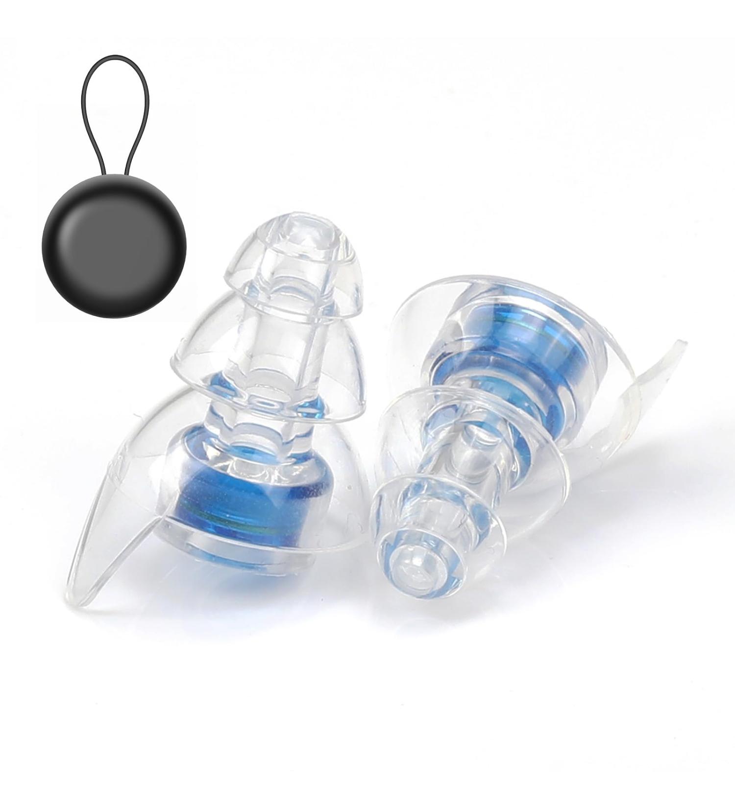 High Fidelity Concert Earplugs for Concerts Musicians-M(Blue)