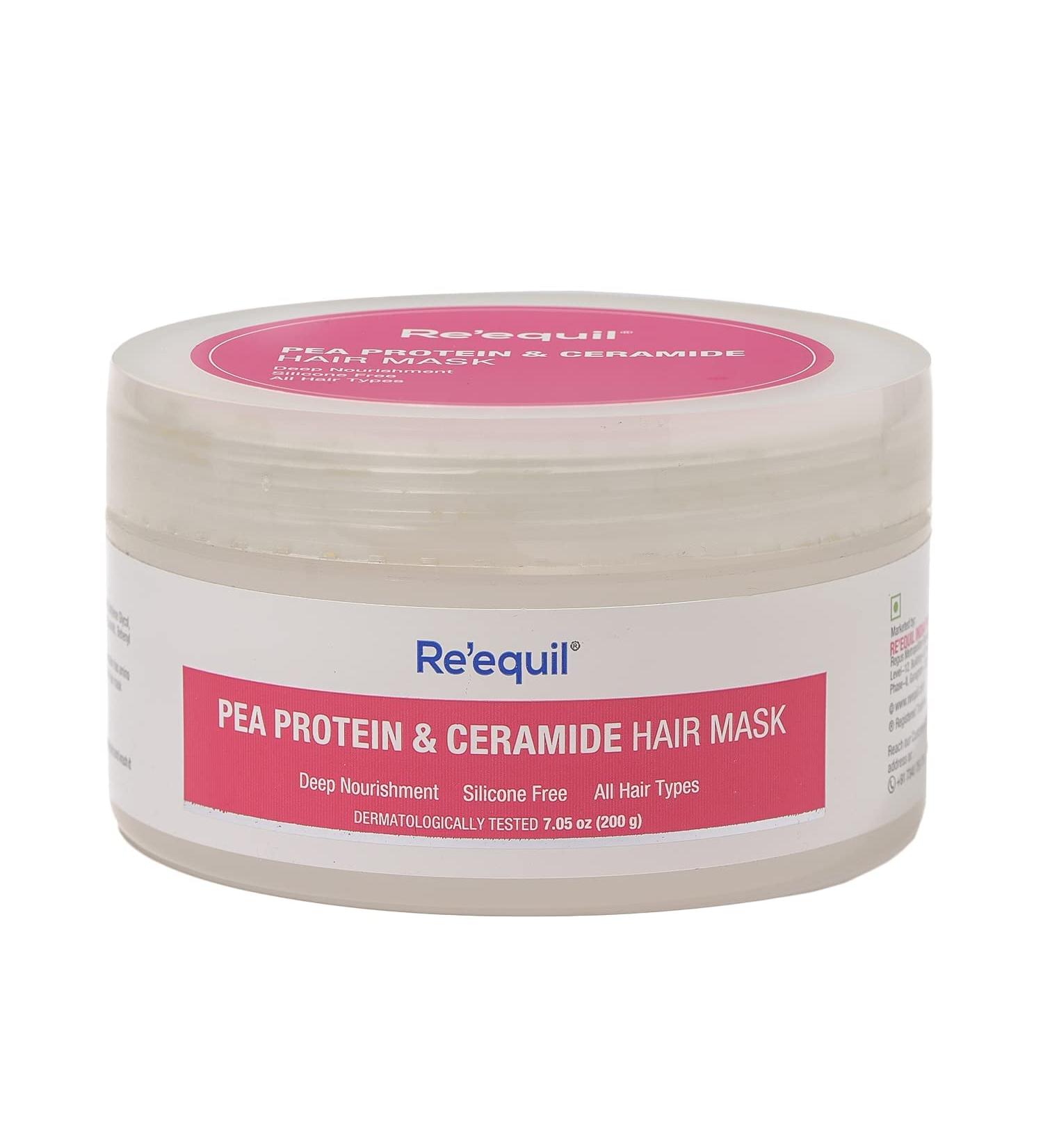 Pea Protein & Ceramide Hair Mask 200g - Nourishing Hair Care for All Hair Types | Shop Internationally - Buy Online on GoSupps.com