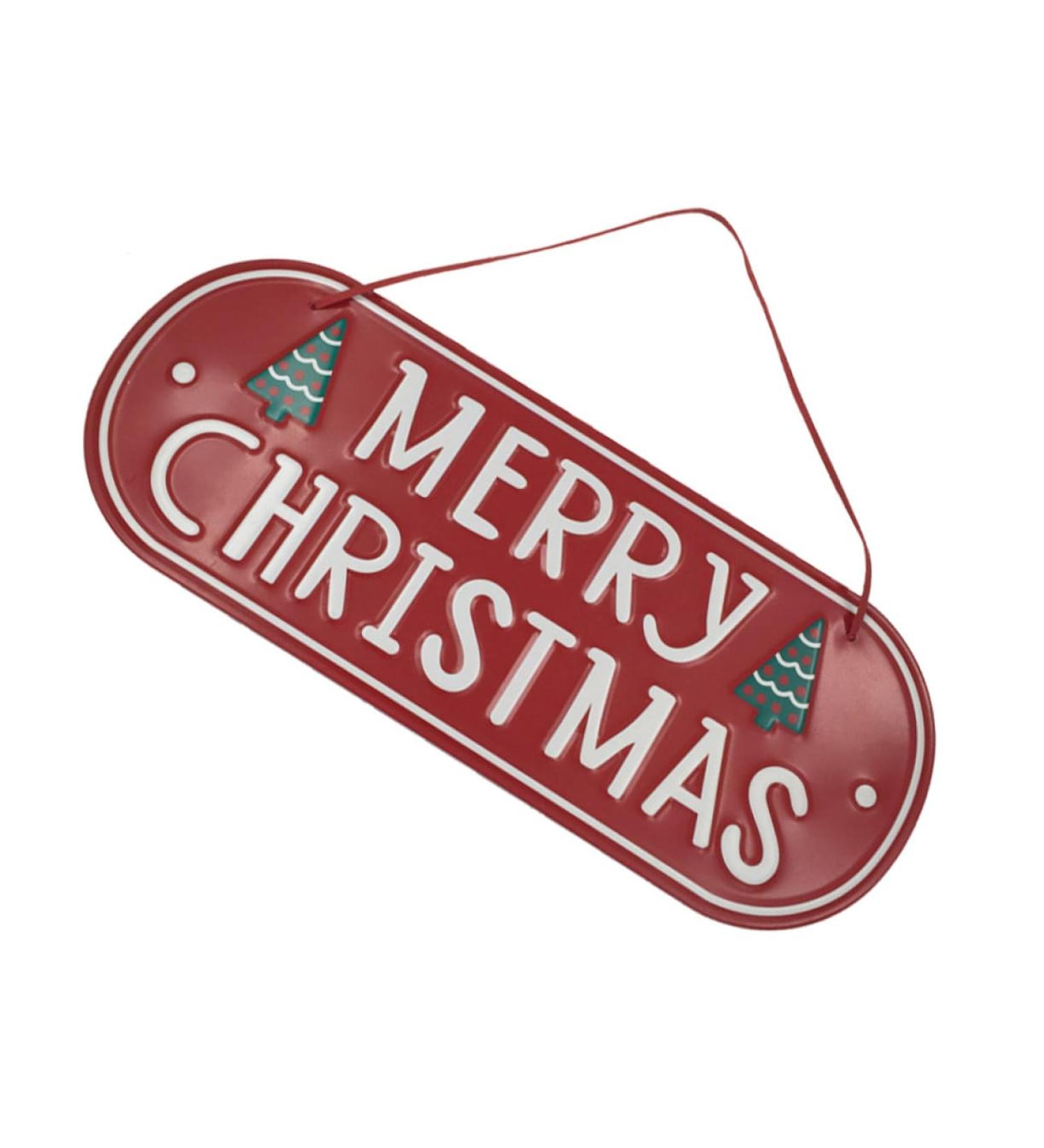 Yardenfun Ornament Christmas Hanging Decoration Christmas Door Decorations House Number Decorative Items Iron - Buy Online on GoSupps.com