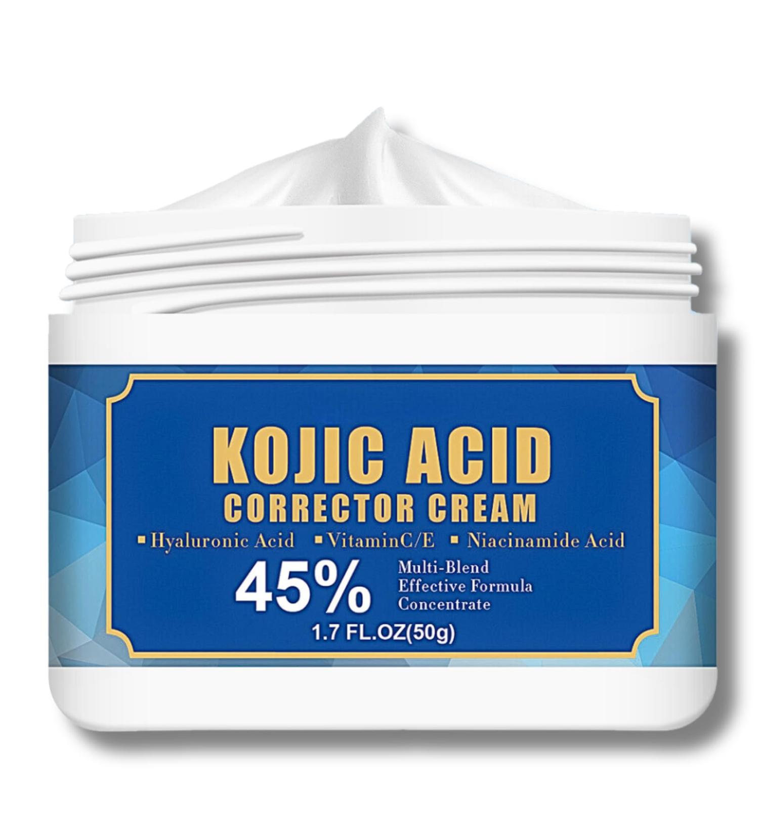 Kojic Acid Cream Kojic Acid Dark Spot Remover For Face Body Moisturiser Firming Cream Skin Lightening Cream For Dark Skin with Kojic Acid | Vitamin C & E |Niacinamide | Collagen Repair Barrier - Buy Online on GoSupps.com