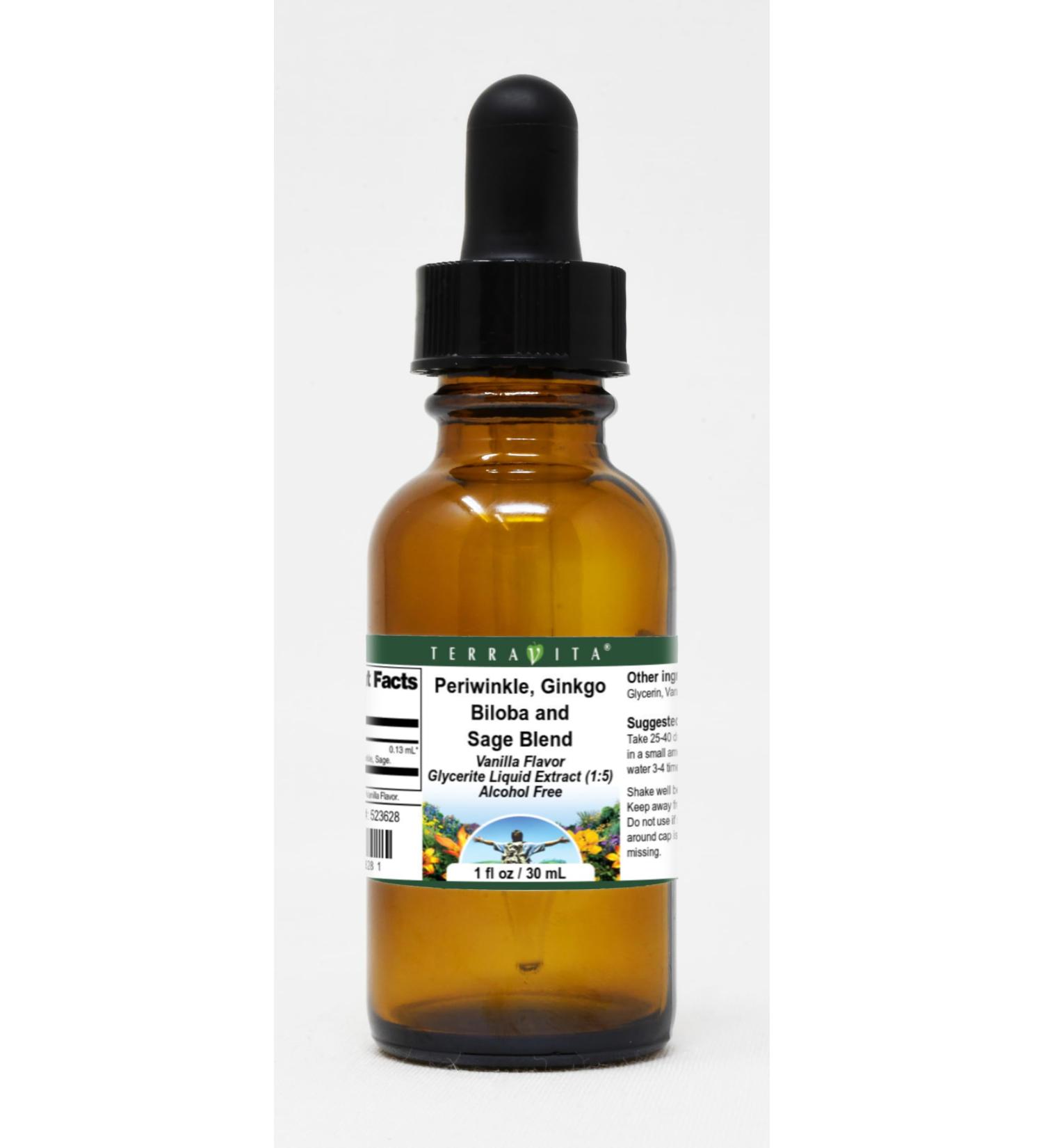 Memory Support Glycerite Liquid Extract (1:5) - Vanilla Flavored (1 oz ZIN: 523628) - Buy Online on GoSupps.com