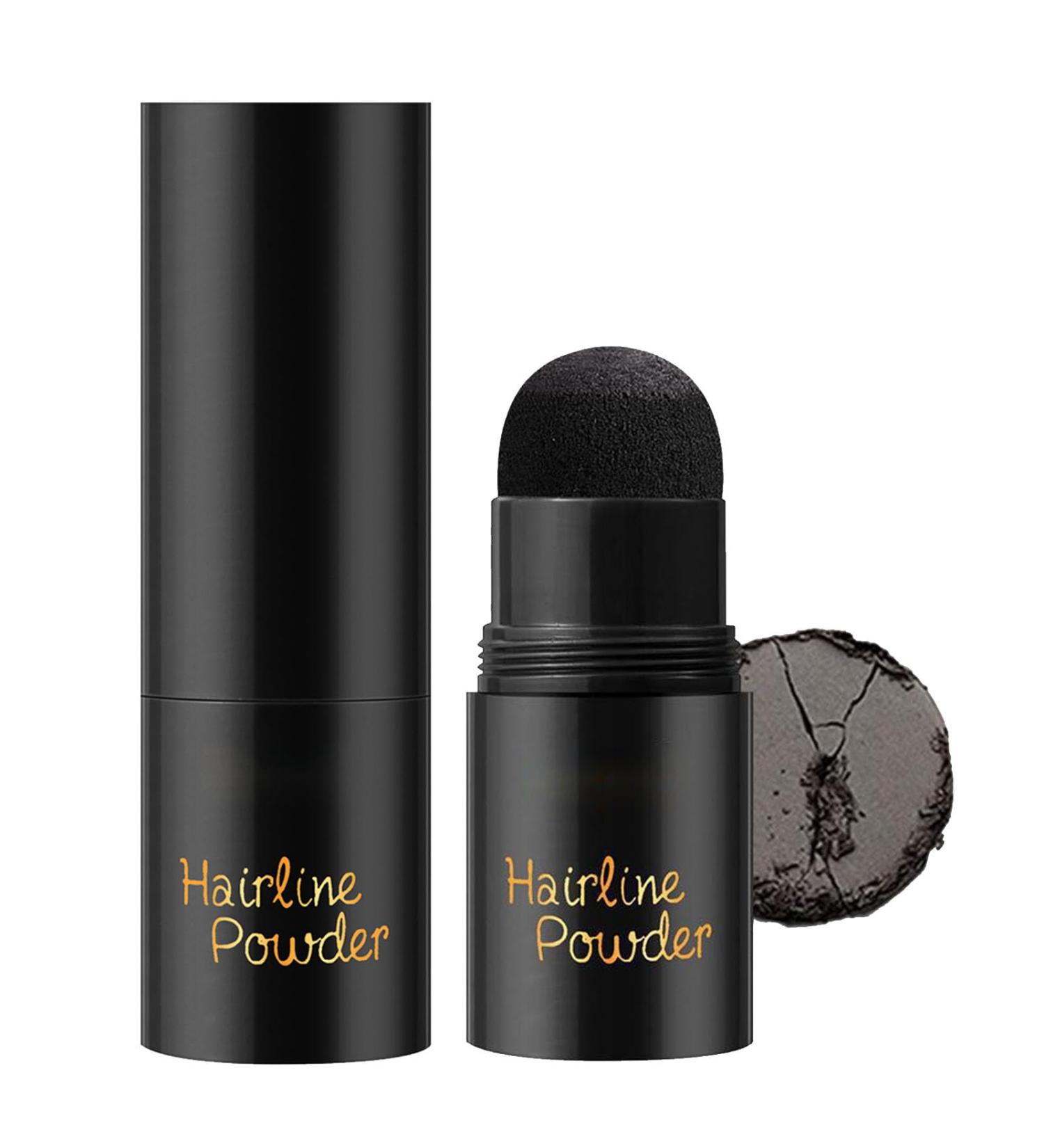 Hairline Powder Stick - Black Root Cover Up Waterproof Hair Shadow for Thinning Hair & Bald Spots | Long Lasting Hair Filler for Women - Buy Online on GoSupps.com