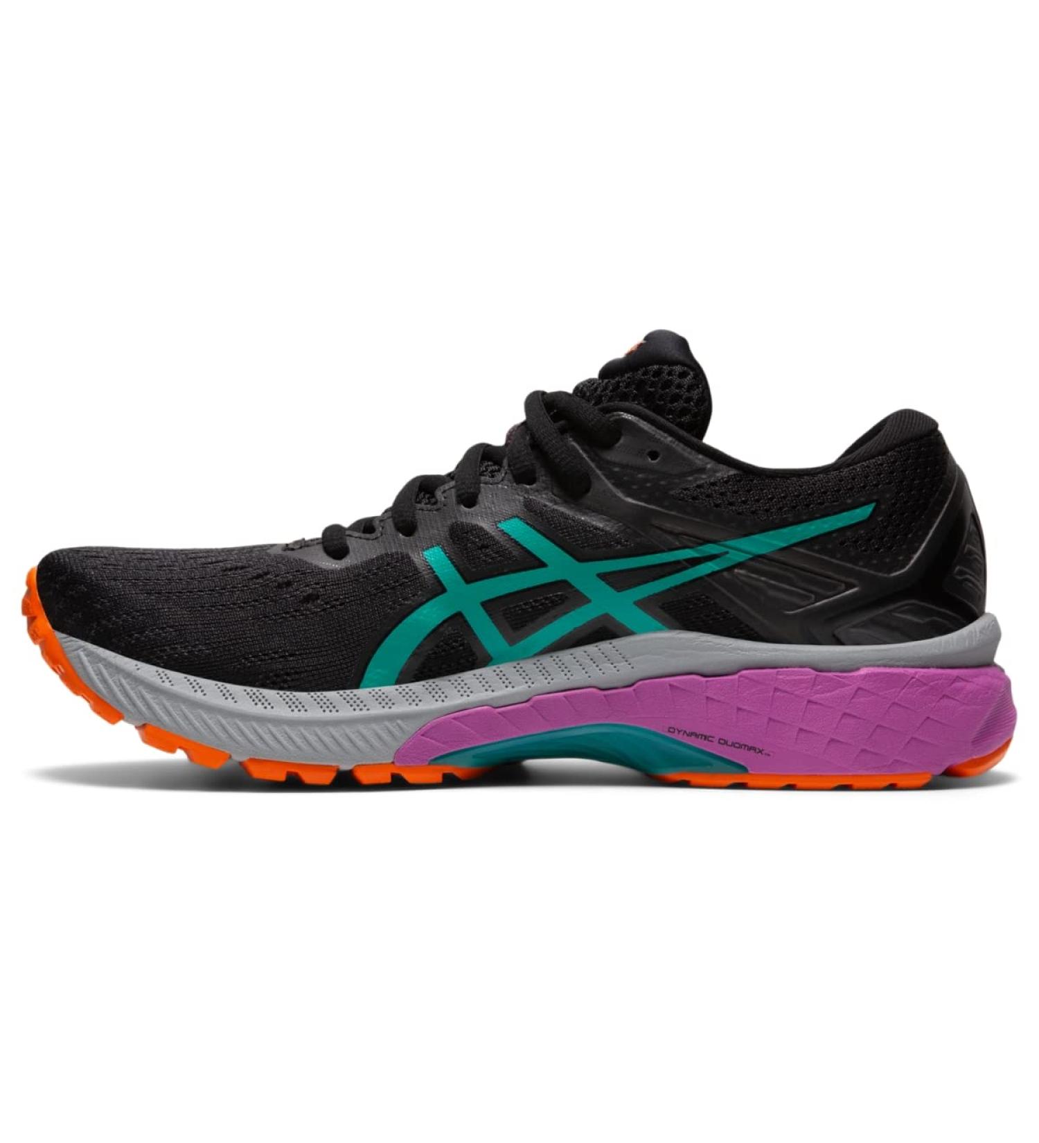 ASICS Women's GT-2000 9 Trail Running Shoes - Size 8, Black/Baltic Jewel - Buy Online on GoSupps.com