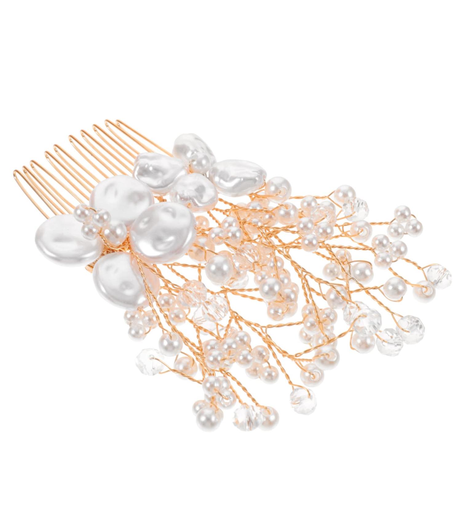 MAGICLULU Silver Hair Comb Wedding Hair Gems for Women Hair Pin Hair Combs for Women Bridal Hair Comb Silver Hair Accessories Tiara Bridal Rhinestone Hair Comb Hair Fork Bride Crystals Girl - Buy Online on GoSupps.com