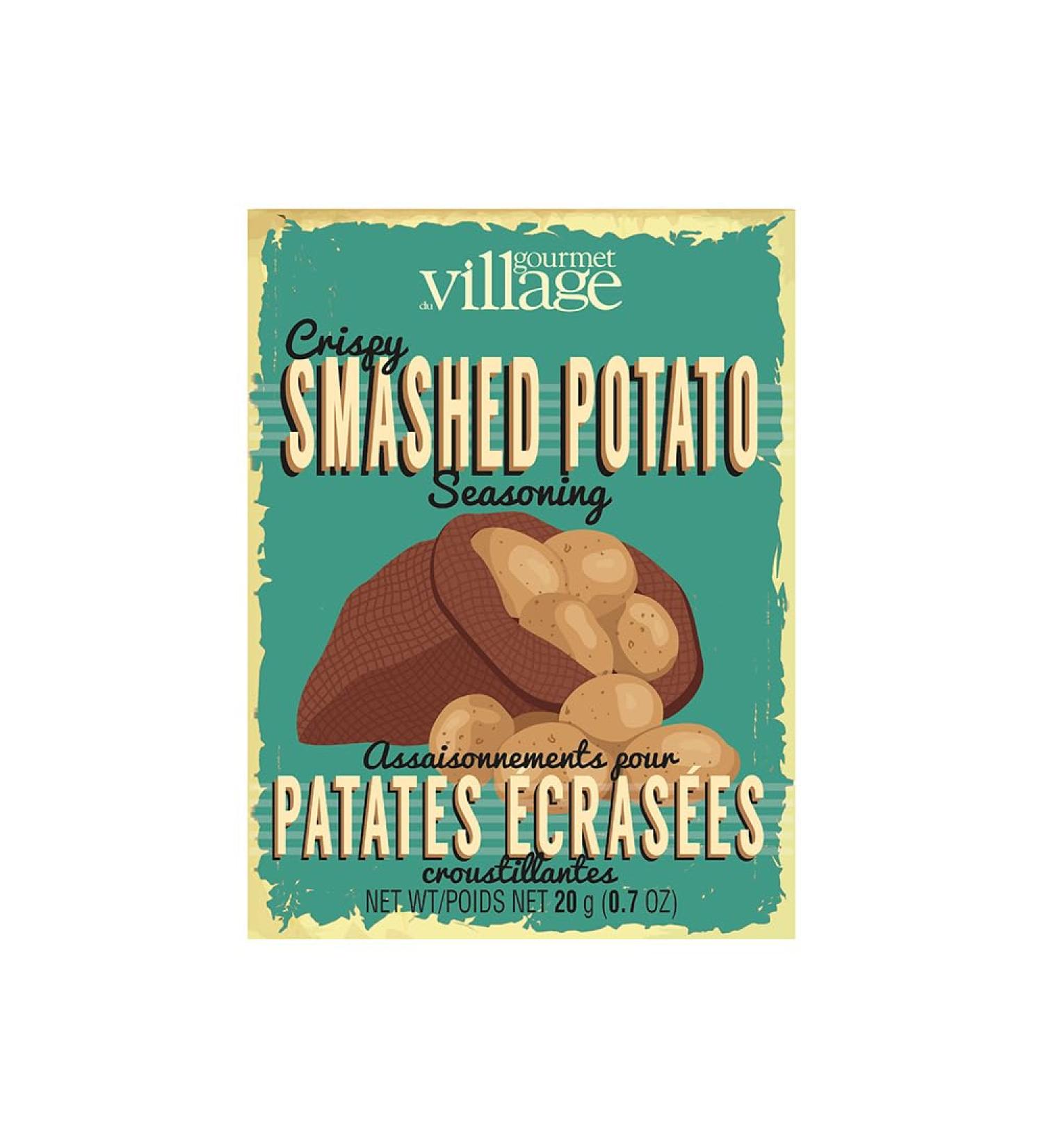 Gourmet Du Village Seasoning Crispy Smashed Potato Recipe Box - Buy Online on GoSupps.com