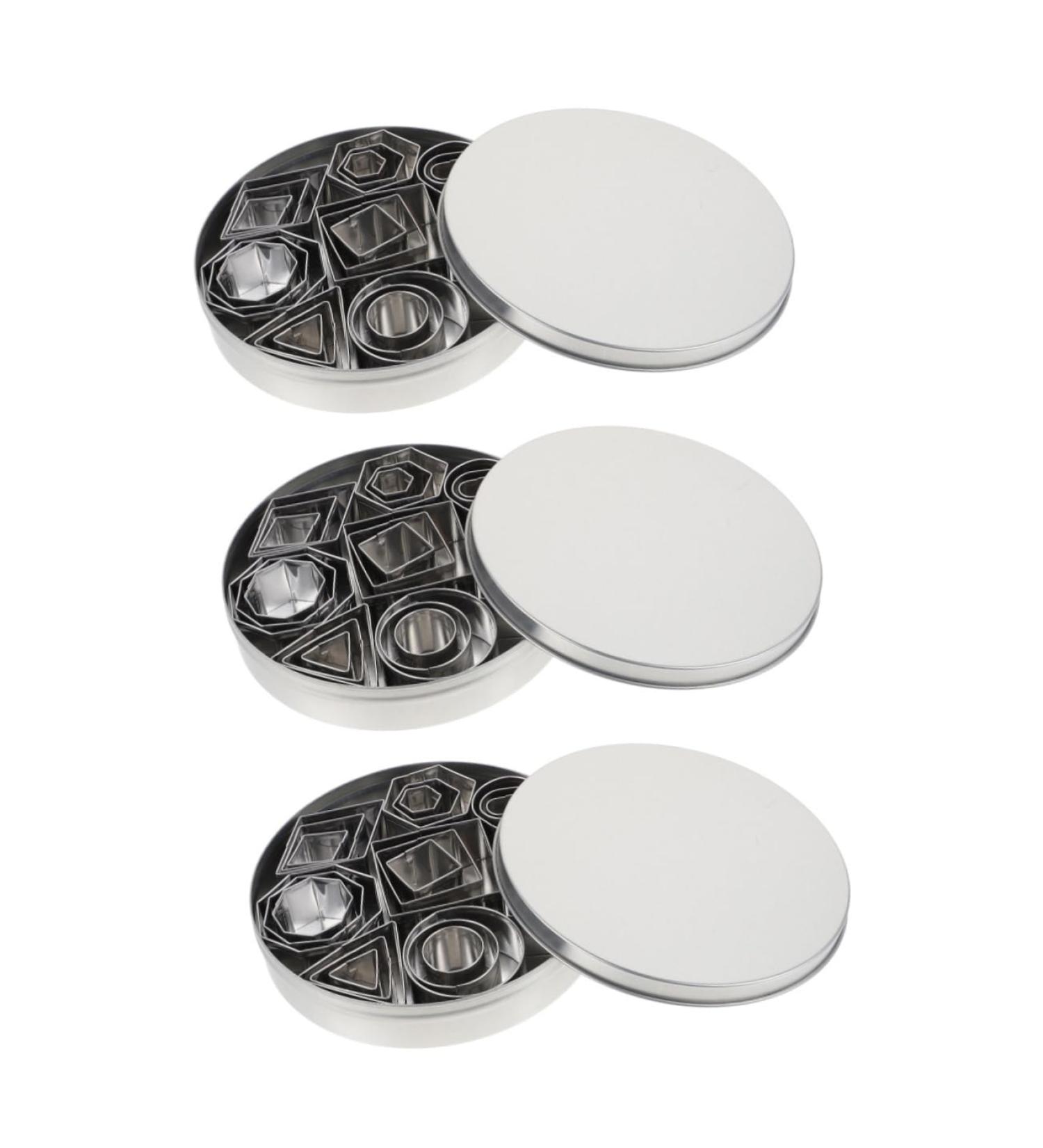 HOMSFOU 3 Sets Baking Utensils Cake Pops Mold Squid Sugar Game Korean Candy Making Kit Korean Cookie Christmas Cookie Molds Dalgona Candy Game 24 Piece Set Stainless Steel Sandwich 12.7X12.7cmx3pcs Silver 2x3pcs - Buy Online on GoSupps.com