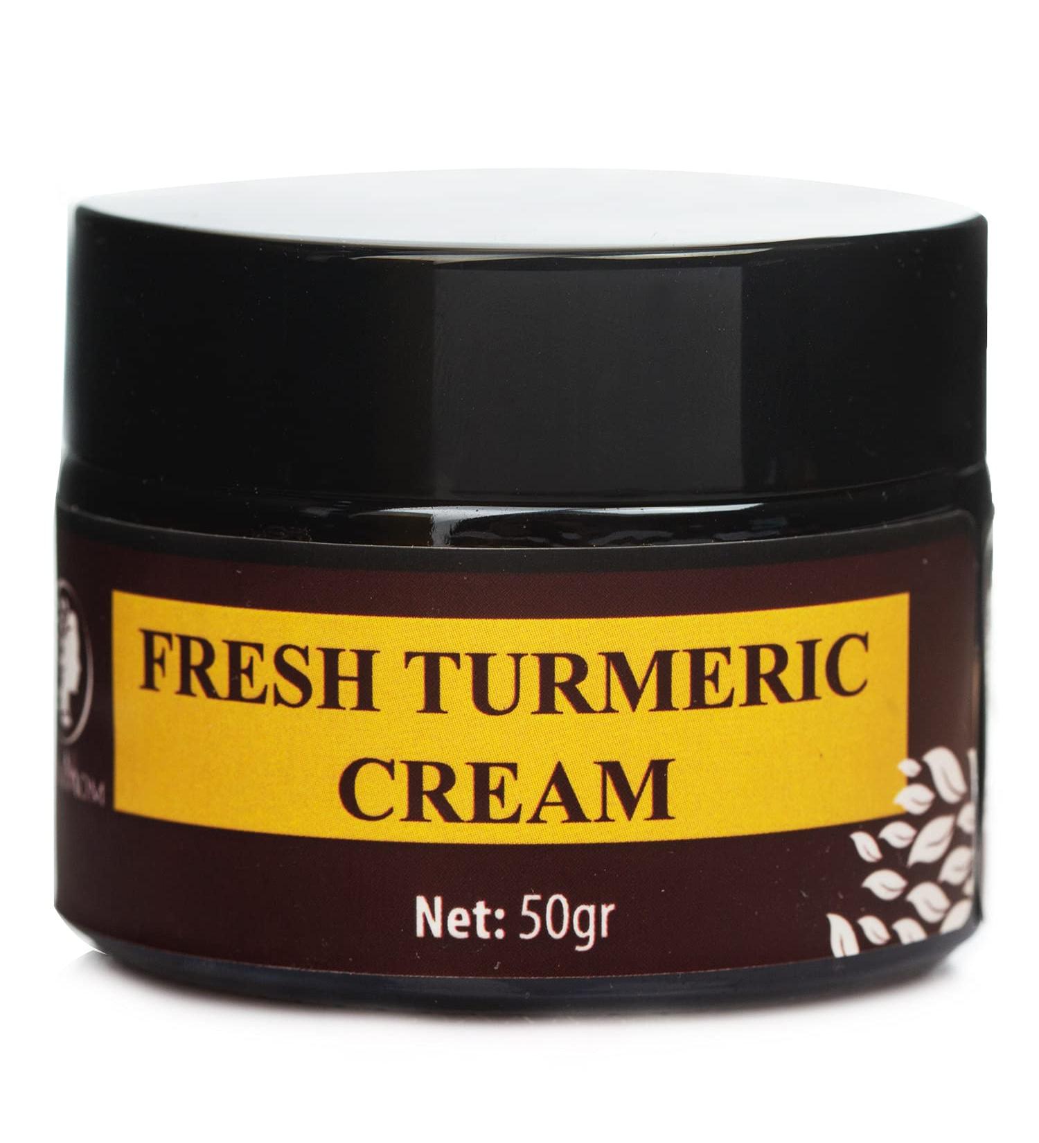Organic Fresh Turmeric Cream - 1.8 oz | Harvested After 9 Months - Buy Online on GoSupps.com