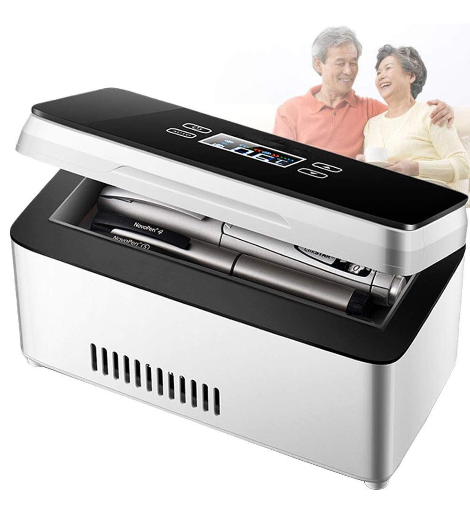 Insulin Refrigerator Camp Fridge Diabetes Bag Car Home Portable Mini Refrigerator Medicine Cooler USB Charging Suitable for Camping Travel - Buy Online on GoSupps.com