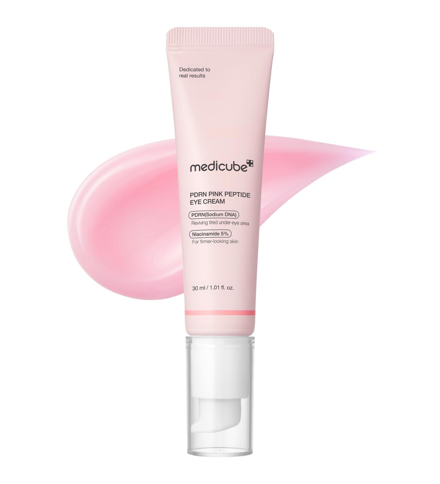 Medicube Salmon DNA PDRN Pink Peptide Eye Serum 1.01 fl.oz S rum yeux avec Niacinamide & R tinol pur Pour rides fines & teint irr gulier Salmon PDRN - Buy Online on GoSupps.com