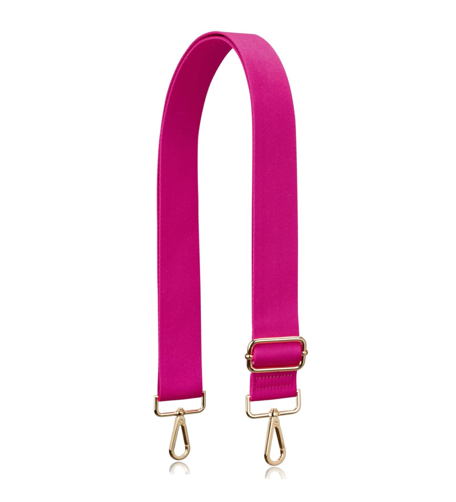 Allzedream Thick Purse Strap Wide Adjustable Replacement Crossbody Bag Handbag (Deep Pink-Gold Hardware) - Buy Online on GoSupps.com