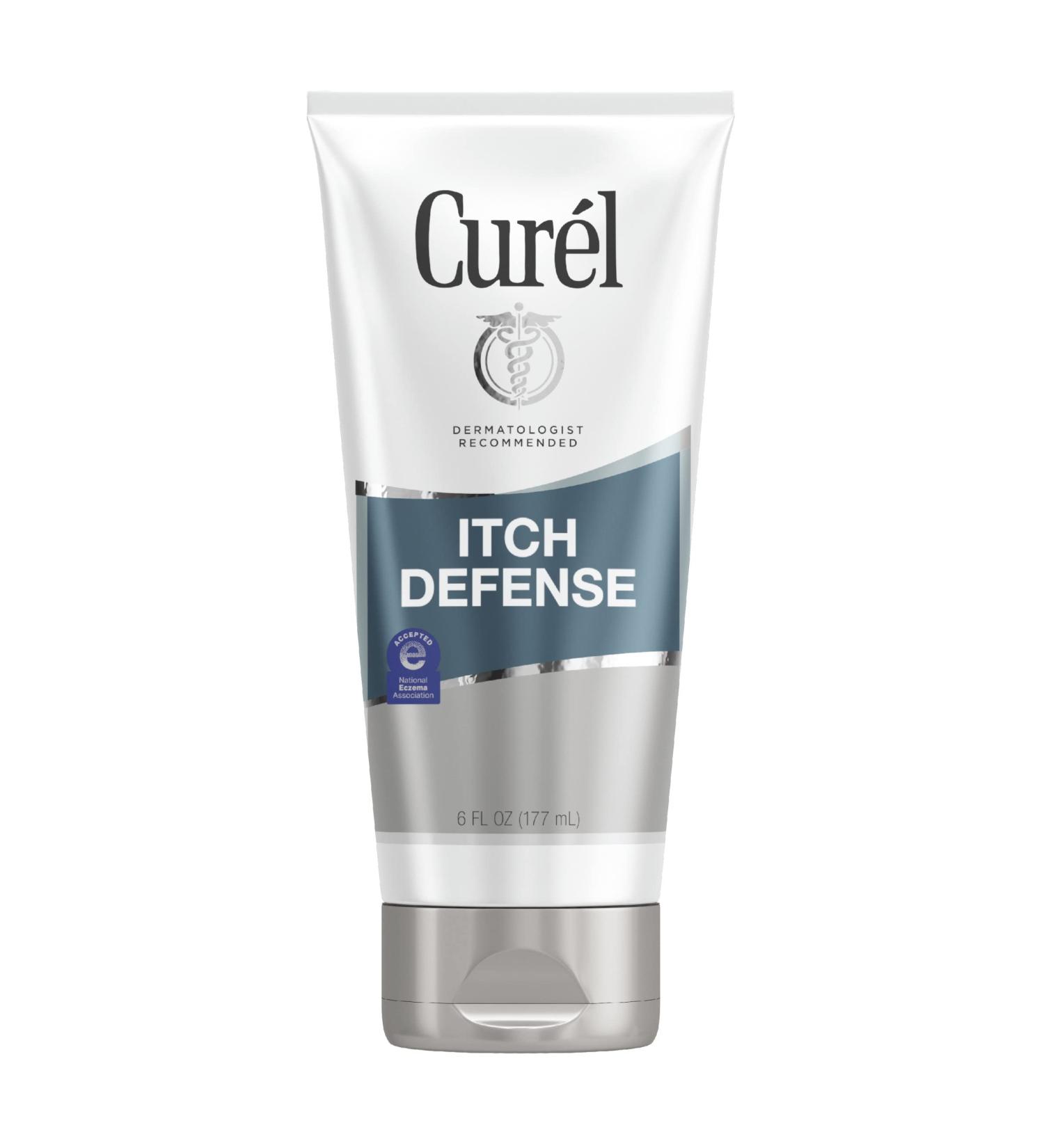 Cur l Itch Defense Calming Lotion | 6oz Moisturizer for Dry, Itchy Skin | Ceramide Complex, Pro-Vitamin B5, Shea Butter - Buy Online on GoSupps.com