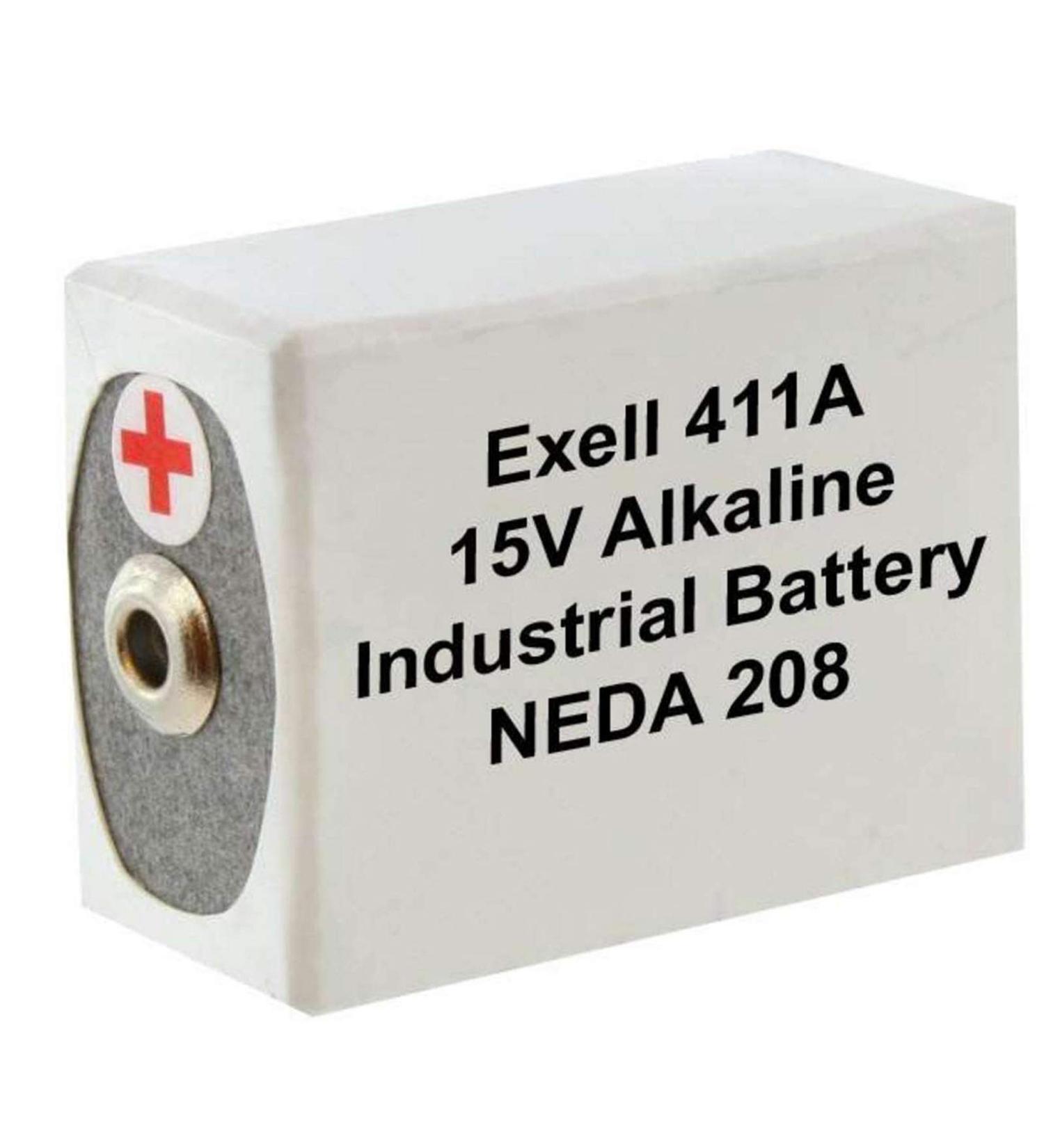 Buy Exell 411A Alkaline 15V Battery - Replaces NEDA 208 10F20 BLR121 & More | International Shipping Available - Buy Online on GoSupps.com