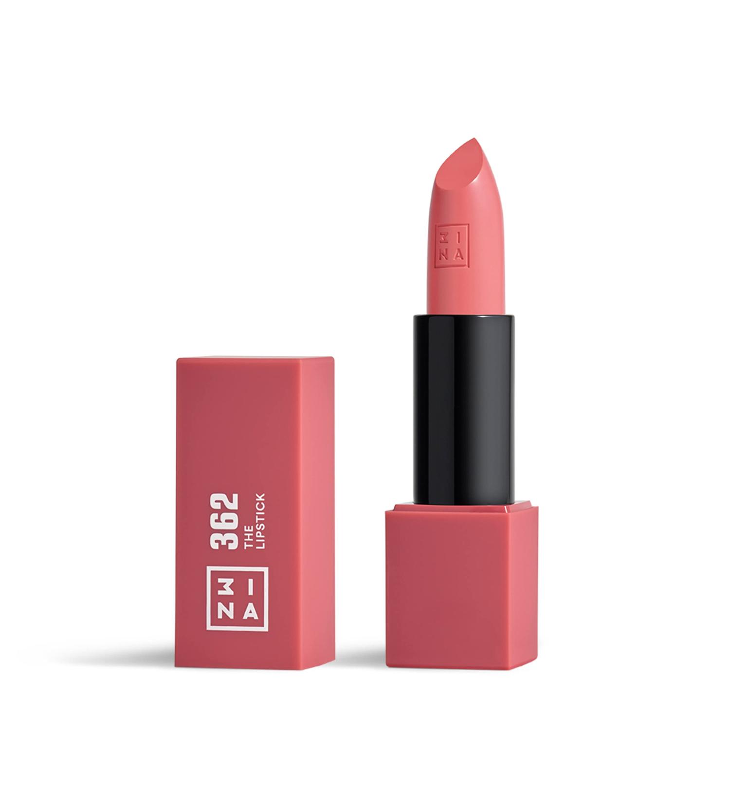 3INA Makeup Lipstick 362 - Pink with Vitamin E & Shea Butter - Long Lasting Matte Finish - Vegan & Cruelty Free - Buy Online on GoSupps.com