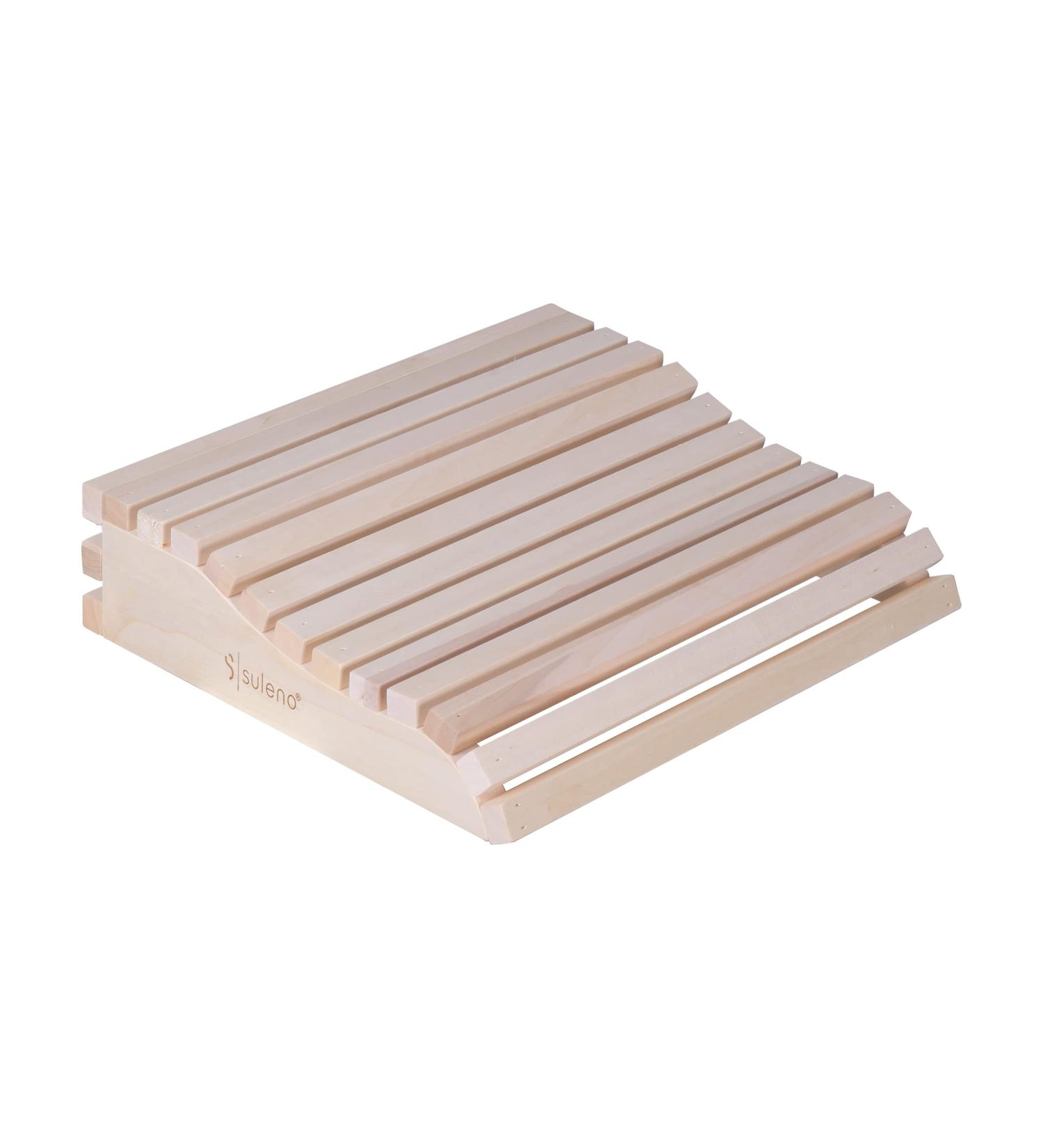 SULENO Sauna Headrest OLE - Ergonomic Aspen Neck Support Cushion | Premium Sauna Wedge for Ultimate Comfort - International Shipping - Buy Online on GoSupps.com