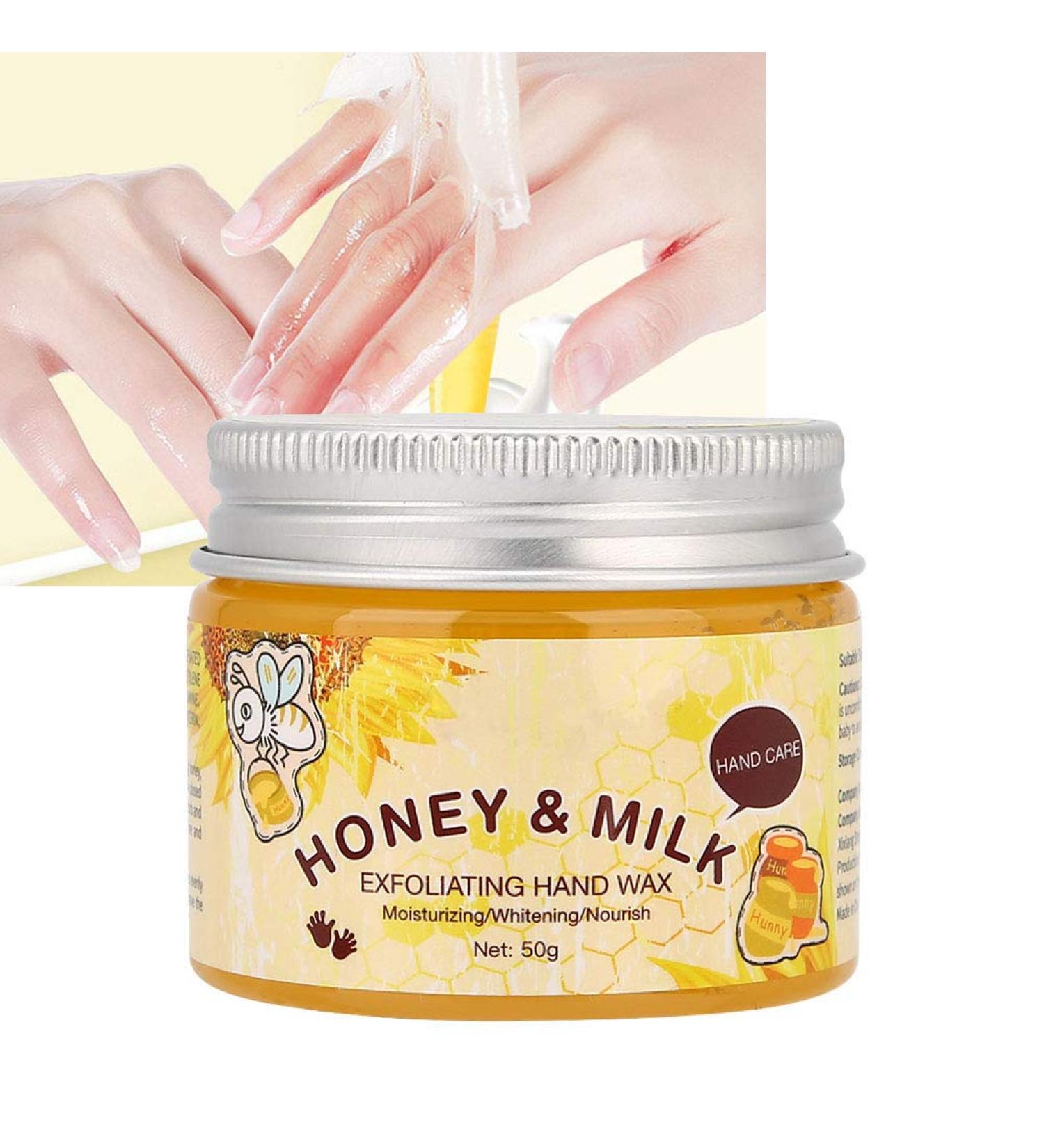 50g Hand Care Mask - Milk Honey Peeling Moisturizing & Whitening - Hydrating Nourishing Body Care - Buy Online on GoSupps.com