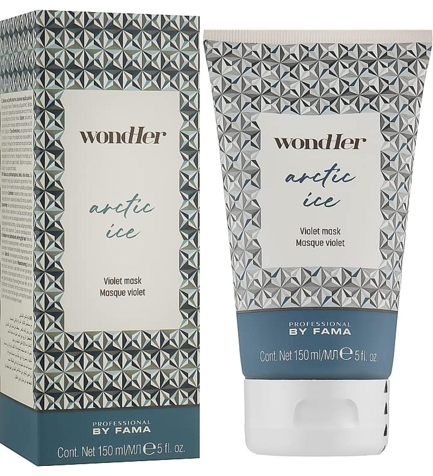  Professional By Fama Professional By Fama Wondher Arctic Ice Violet Mask Platinum Mask for Blonde White and Grey Hair 150ml - Buy Online on GoSupps.com