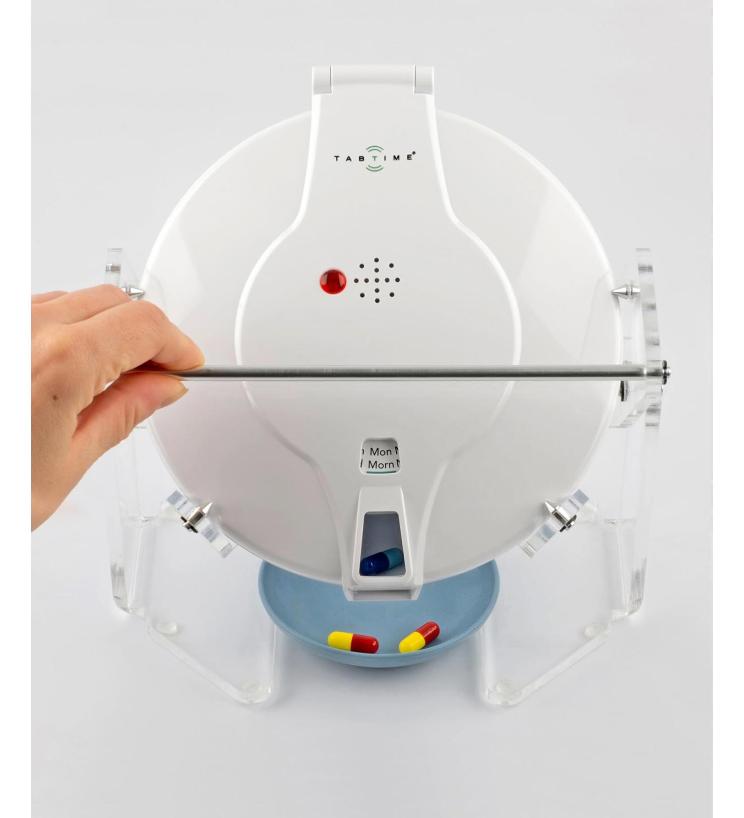 TabTime Automatic Pill Dispenser Tipper - Makes it Easy to Dispense Your Medication - Pill Dispenser Sold Separately (Blue) - Buy Online on GoSupps.com