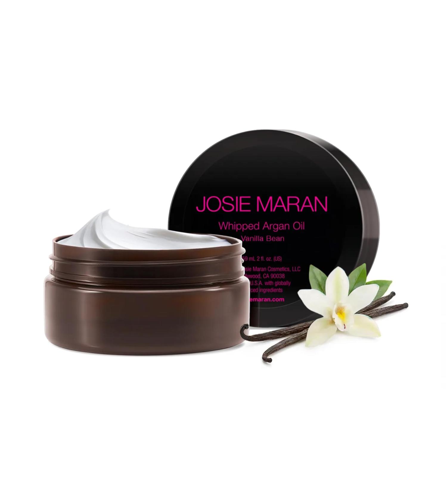 Josie Maran Whipped Body Butter - Skin Firming Body Cream with Argan Oil Whipped Shea Butter Avocado Oil & Essential Fatty Acids - Radiance-Boosting Skincare - Vanilla Bean (2 Fl oz) Vanilla 2 Fl Oz (Pack of 1) - Buy Online on GoSupps.com