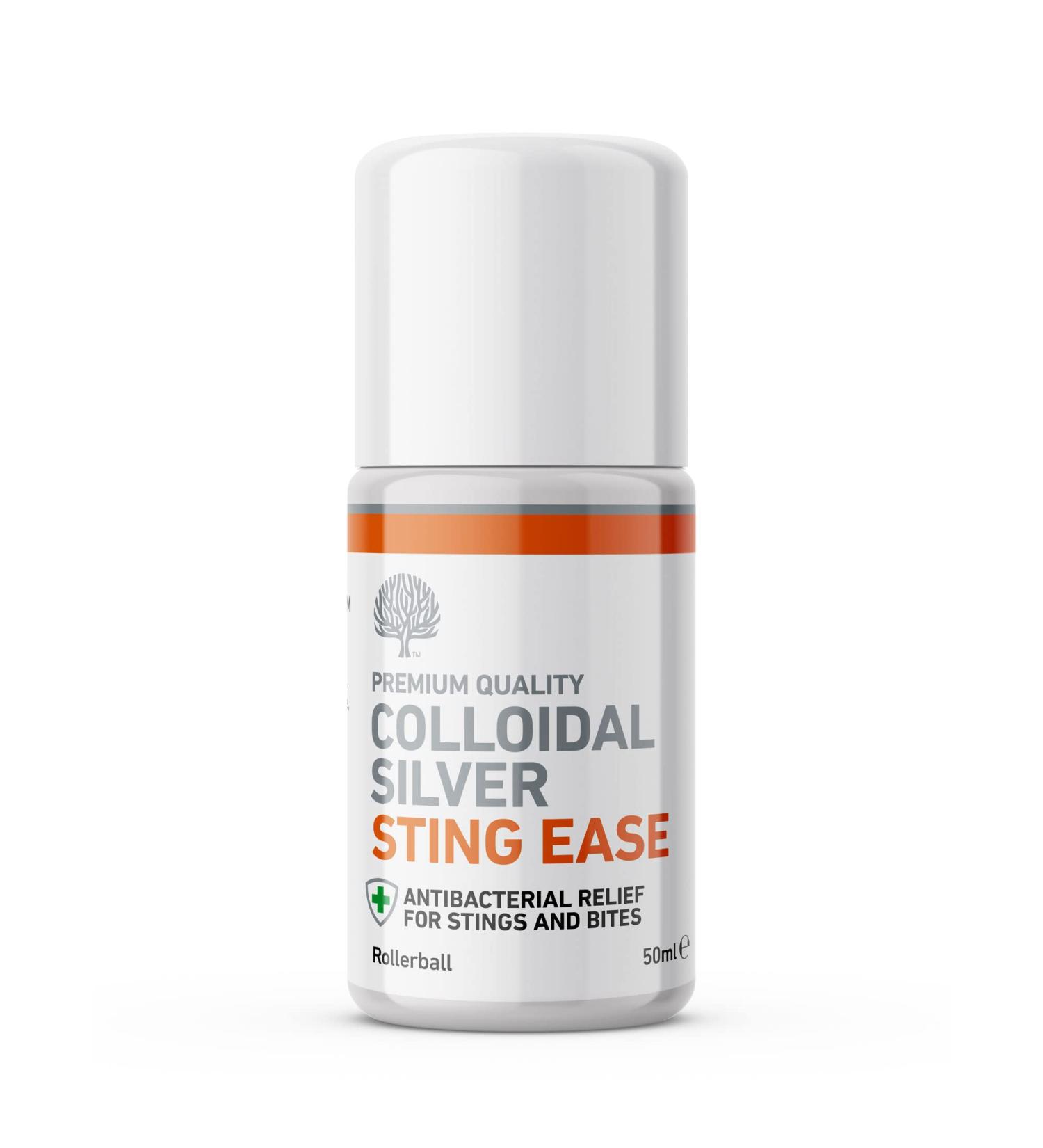 Natures Greatest Secret Colloidal Silver Sting Ease Roll-On 50ml - Soothing Relief for Insect Bites and Stings - Buy Online on GoSupps.com