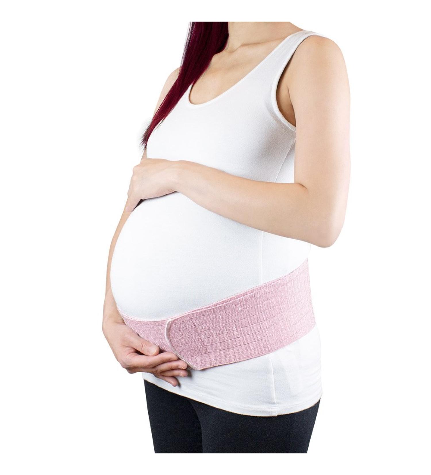 Bracoo Maternity Belt & Postpartum Waist Binder - Adjustable Pregnancy Support Belly Band for Comfort & Muscle Relief - MS61 Pink One Size - Buy Online on GoSupps.com