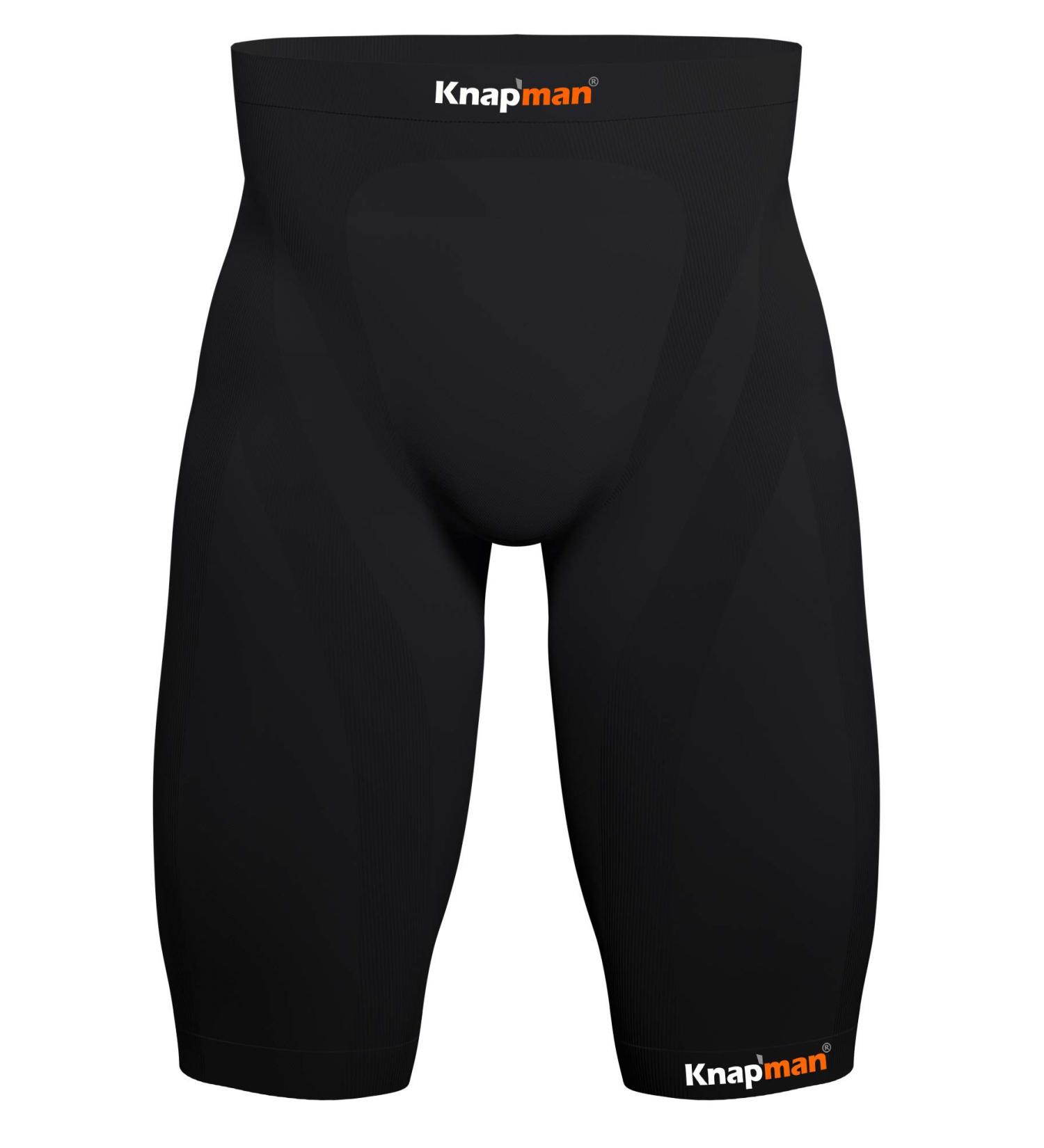 Knapman Men's Zoned Compression Pants - USP 45% Black S | International Shipping Available - Buy Online on GoSupps.com