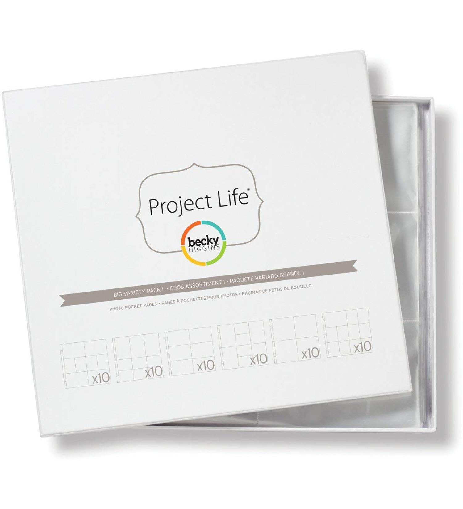 Becky Higgins Project Life Big Variety Pack 1 Photo Pocket Pages - 33.2 x 35.4 x 0.6 cm - Buy Online on GoSupps.com