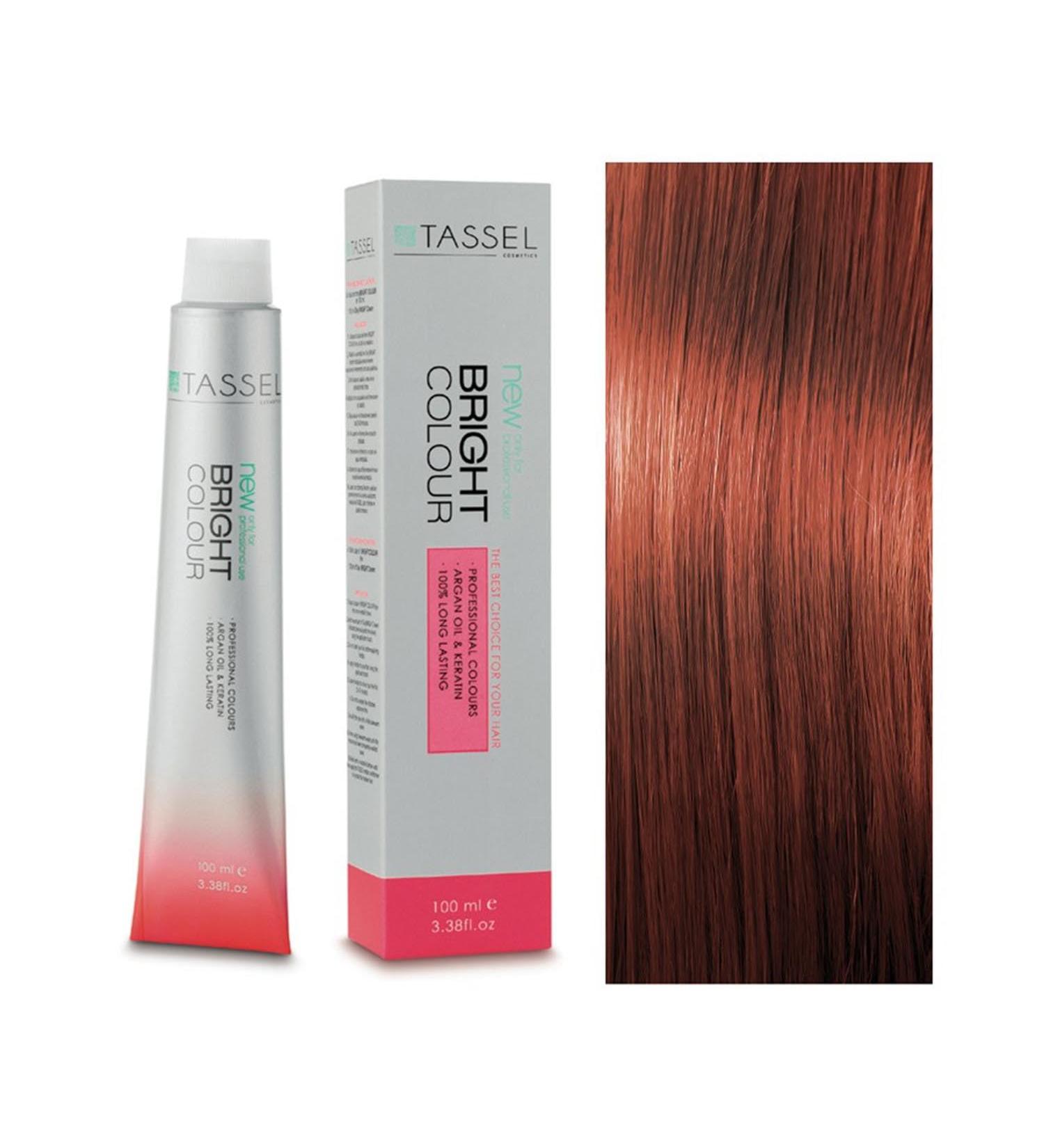 644 Dark Copper Blonde intense Color with argan oil and keratin 100 ml Tassel