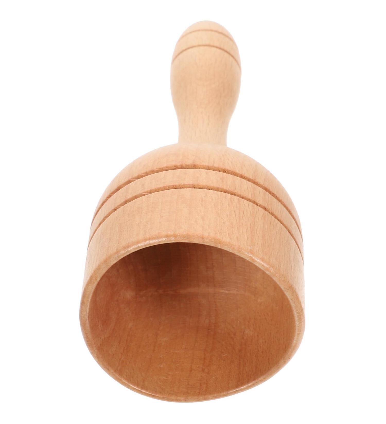 Minkissy Handheld Wooden Cup Massage Tool - Maderotherapy & Lymphatic Drainage Device | Body Shaping | 18x7.5cm - Buy Online on GoSupps.com