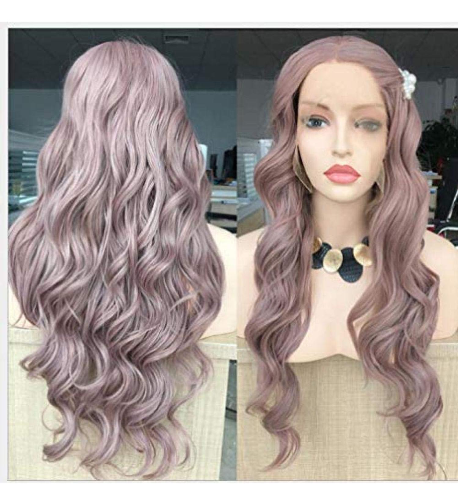 BGHJUE Synthetic Wig with Dark Roots - High Temperature Hair Natural Big Wave Long Roll - Perfect Wig Accessories for Women - Buy Online on GoSupps.com