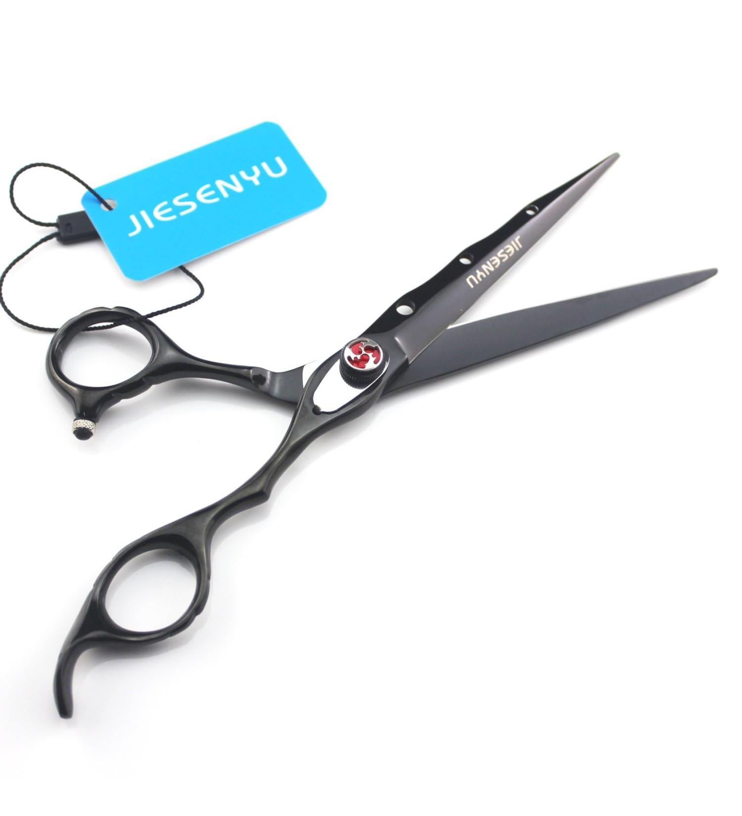 JIESENYU HIGH-END SERIES 7" Japanese 440C Stainless steel barber's scissors for professional hairdresser also be used as Professional Pet Grooming Cutting Scissors (Cutting Scissors) - Buy Online on GoSupps.com