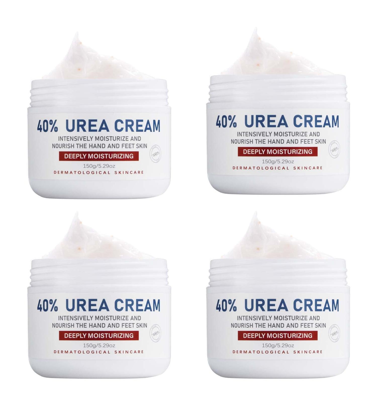 Ouukeda 40% Urea Cream for Dry Cracked Skin - Hand & Foot Moisturizer (150g Pack of 4) - Soothing Relief for Maximum Hydration - Buy Online on GoSupps.com