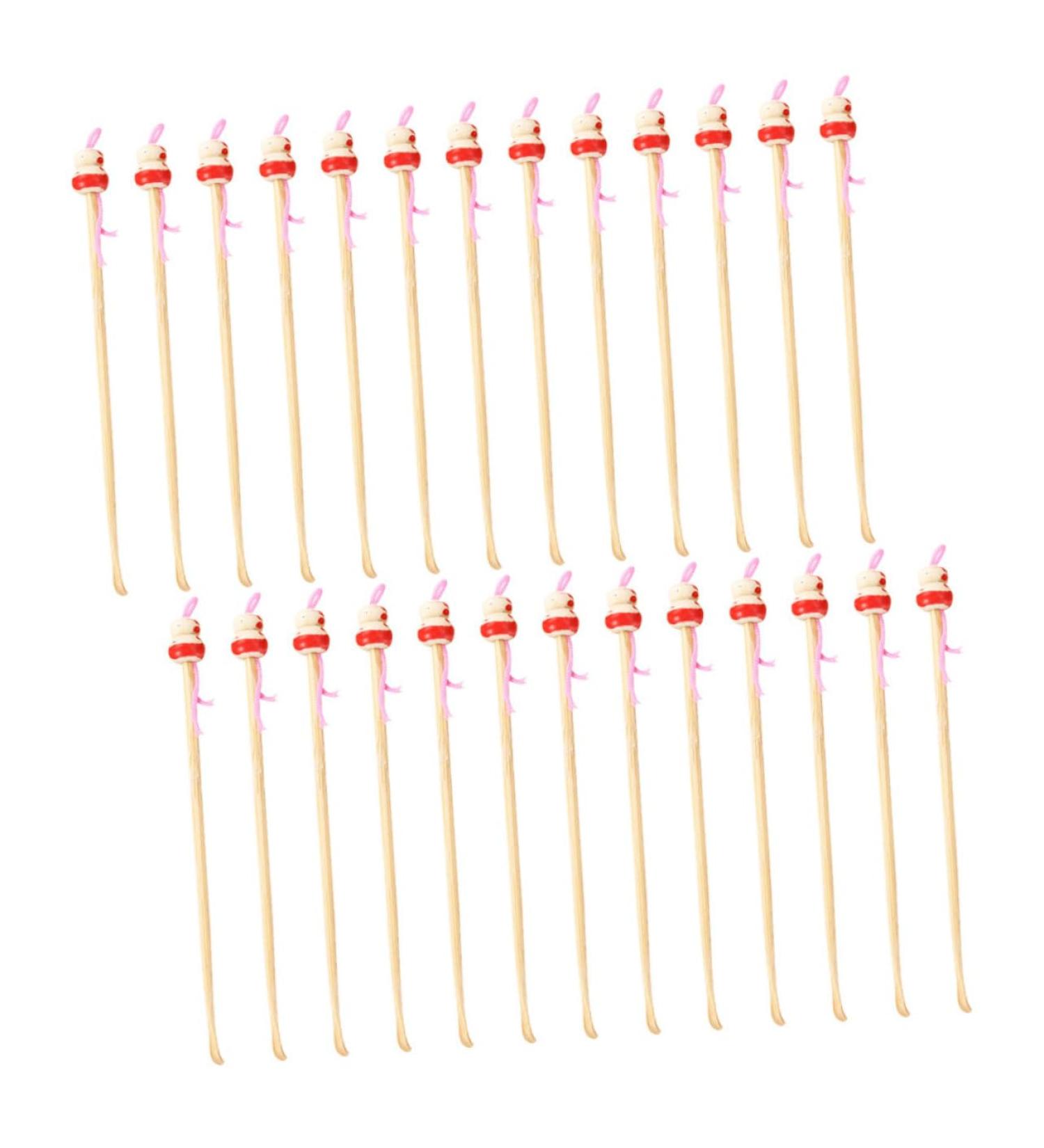 Didiseaon 100Pcs Ear Wax Removal Tools Natural Handmade Ear Cleaning Picks with Hanging Pendants Earwax Cleaning Tools for Safe and Gentle Ear Care - Buy Online on GoSupps.com