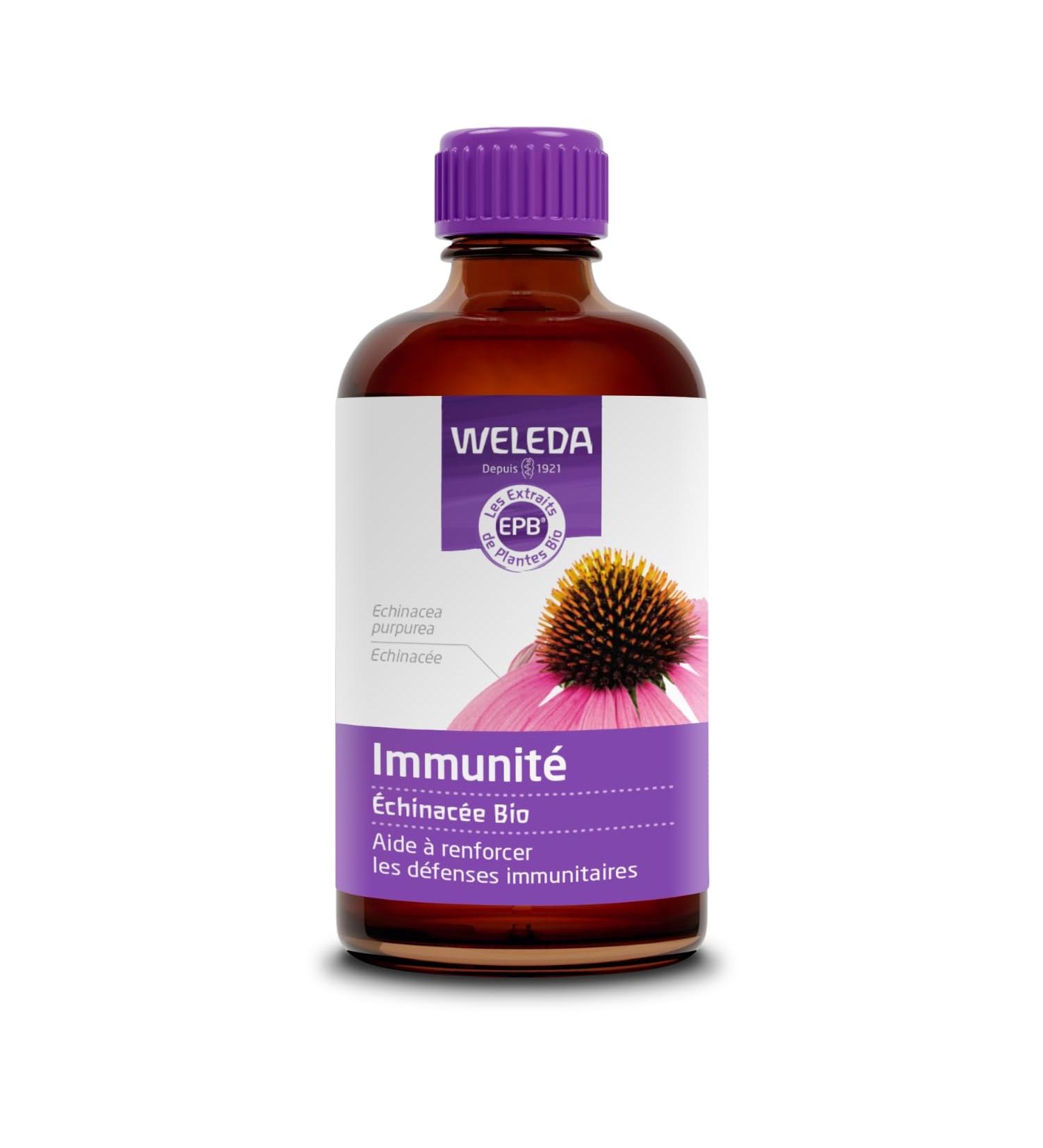 WELEDA - EPB Organic Echinacea - Immunity - Natural Food Supplement - Helps strengthen immune defenses - Organic** - Vegan** -100ml - Buy Online on GoSupps.com