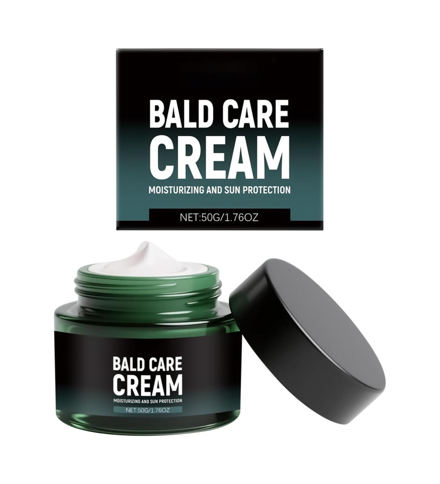 Bald Cream 50g Scalp Care Cream for Men 236 inch moisturizing and nourishing skin cream with natural antishine effect and matte finish for bald wearers - Buy Online on GoSupps.com